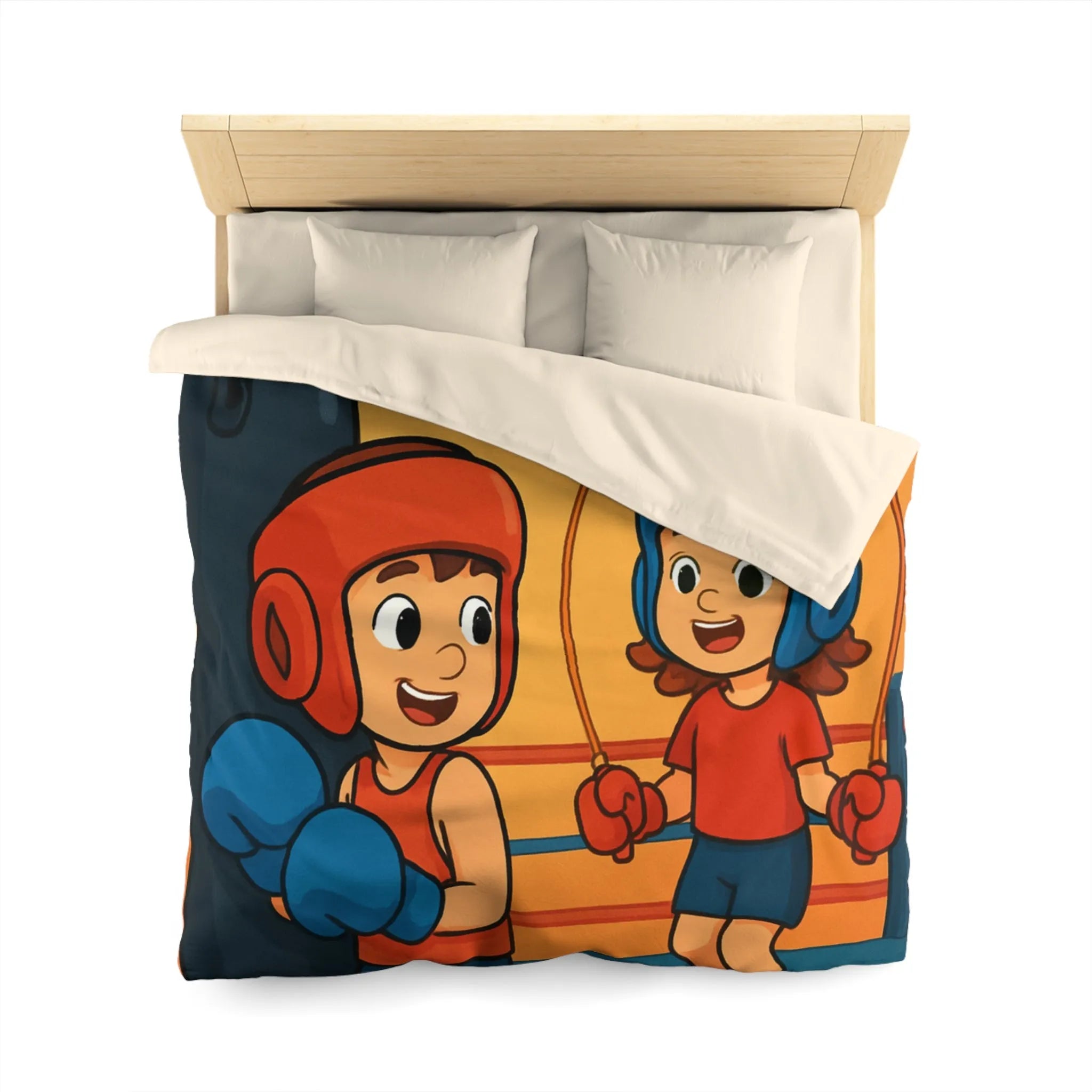 Housse de Couette Microfibre Création Artistique Moderne Design Exclusif Décoration Chambre