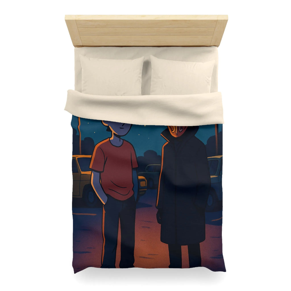 Housse de Couette Microfibre Création Artistique Moderne Design Exclusif Décoration Chambre