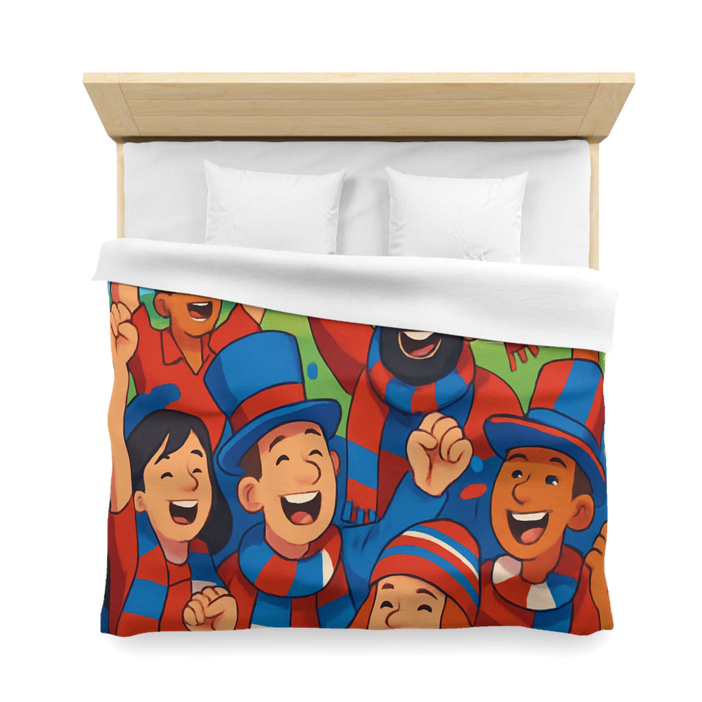 Housse de Couette Microfibre Illustration Unique Design Moderne Décoration Intérieure Raffinée