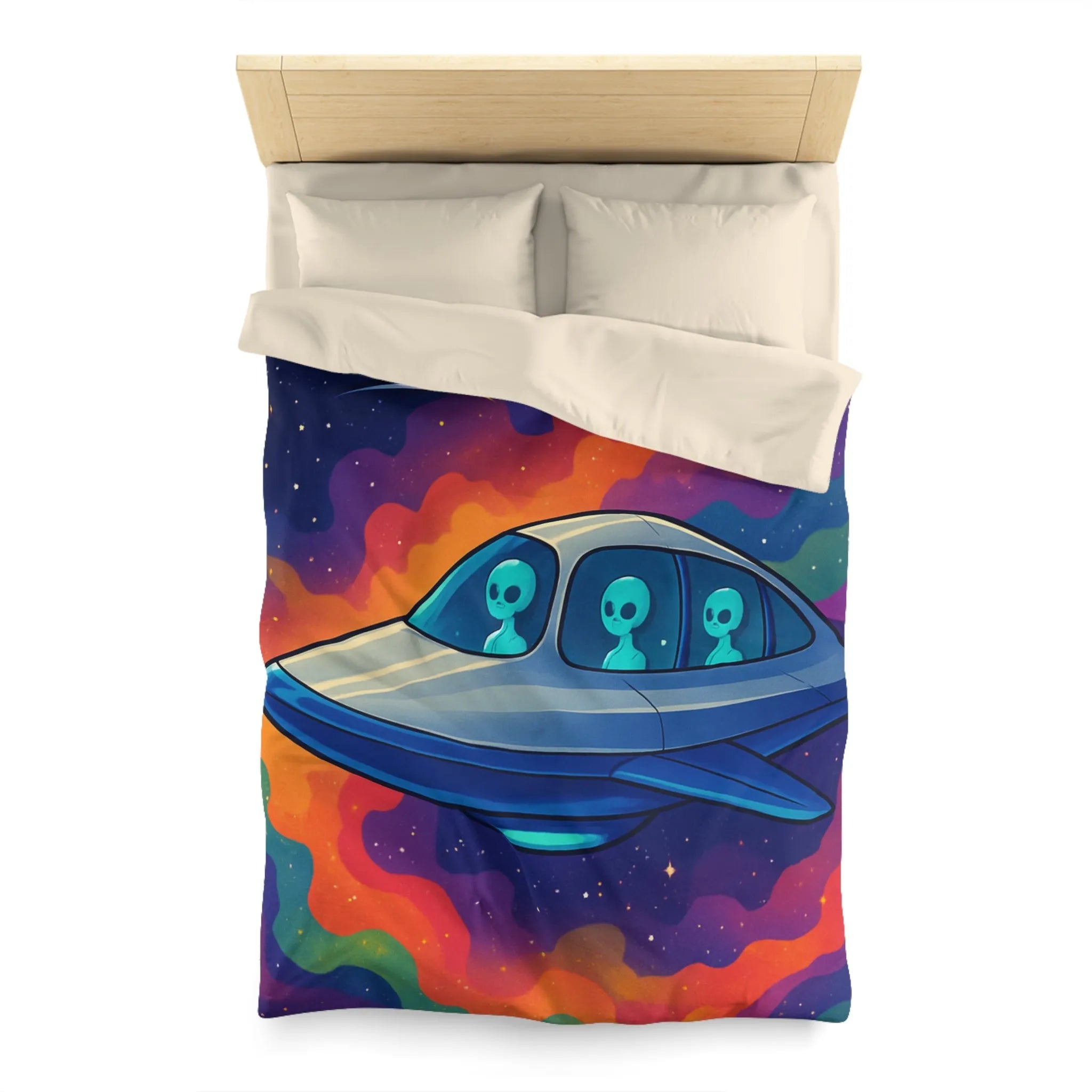 Housse de Couette Microfibre Création Artistique Moderne Design Exclusif Décoration Chambre