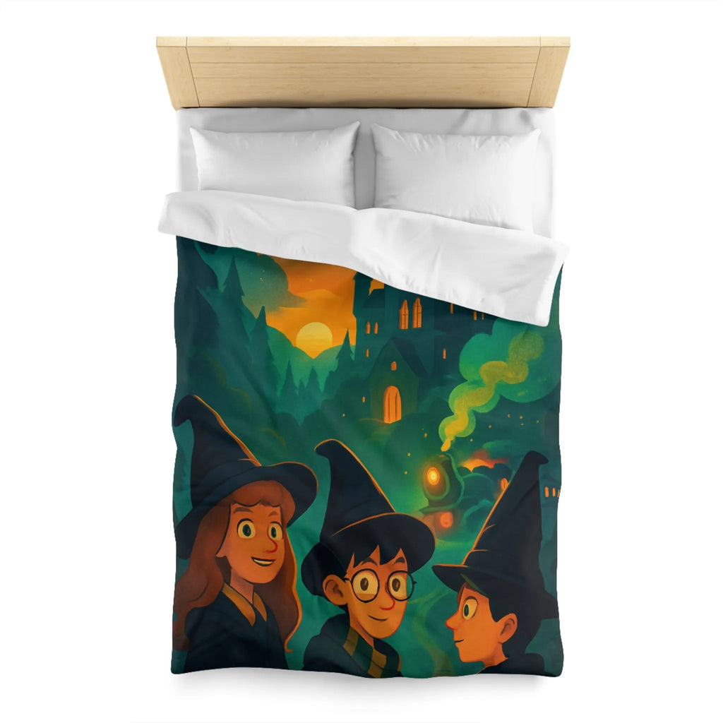 Explorez l'univers magique des sorciers avec une housse de couette mystérieuse et captivante