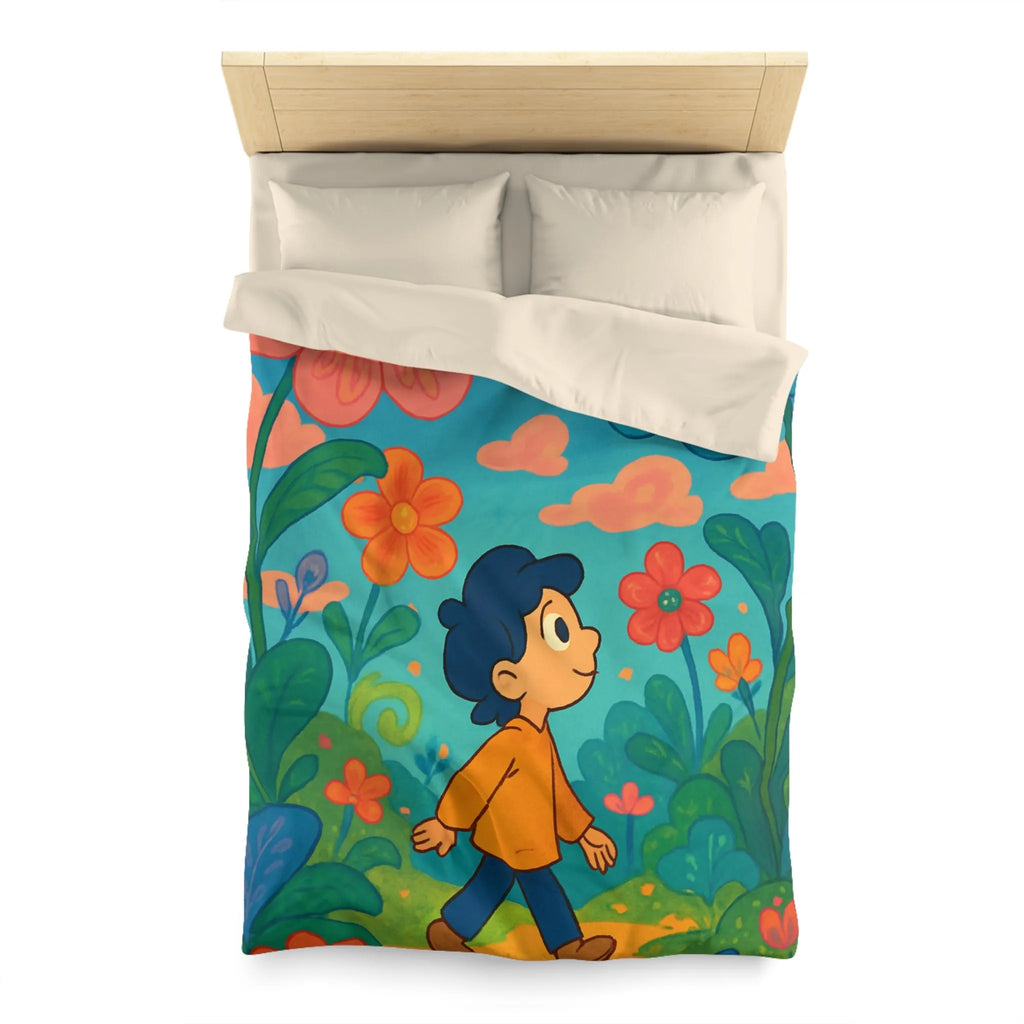 Enchantez Votre Chambre Avec Une Housse De Couette Florale Et Enfantine Lumineuse