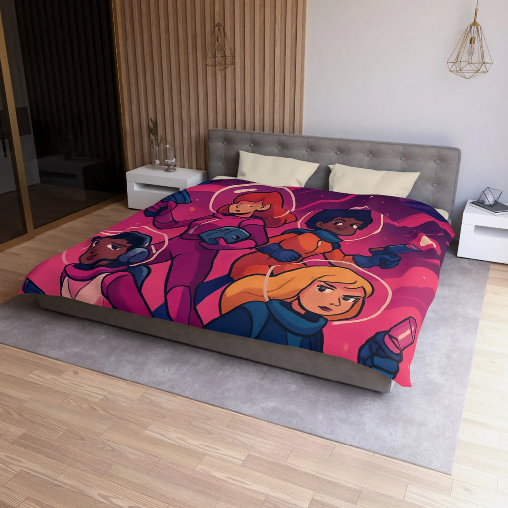 Housse de Couette Microfibre Création Artistique Moderne Design Exclusif Décoration Chambre