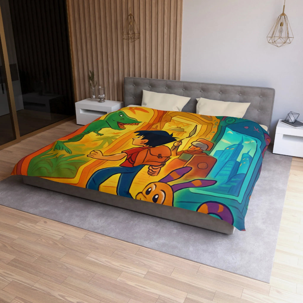 Housse de Couette Microfibre Création Artistique Moderne Design Exclusif Décoration Chambre