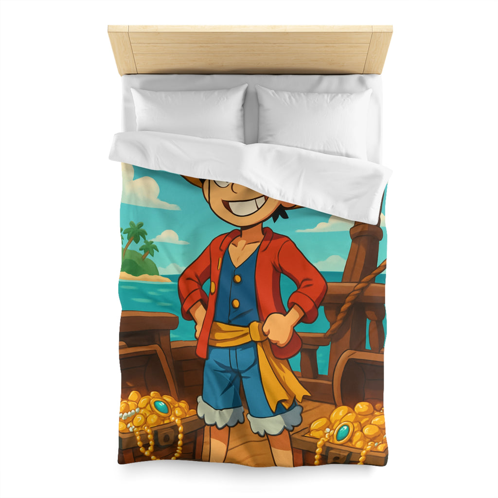 Housse de Couette Microfibre Motif Créatif Original Style Contemporain Chambre Élégante