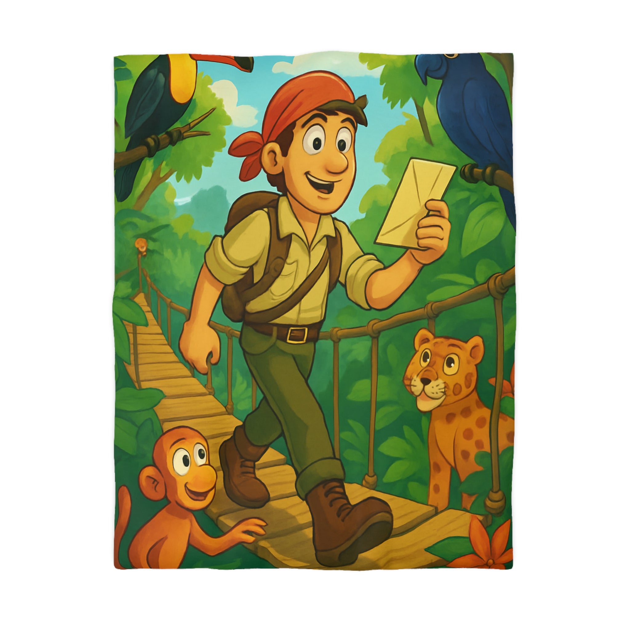 Housse de Couette Microfibre Motif Créatif Original Style Contemporain Chambre Élégante