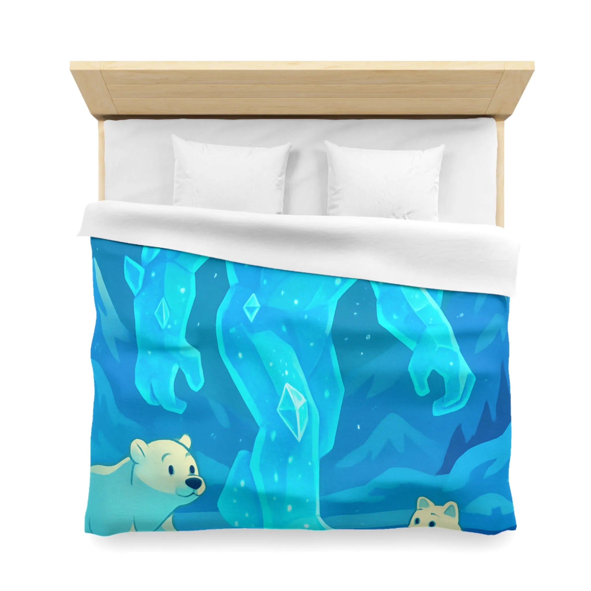 Housse de Couette Microfibre Art Graphique Contemporain Style Décoratif Chambre Tendance