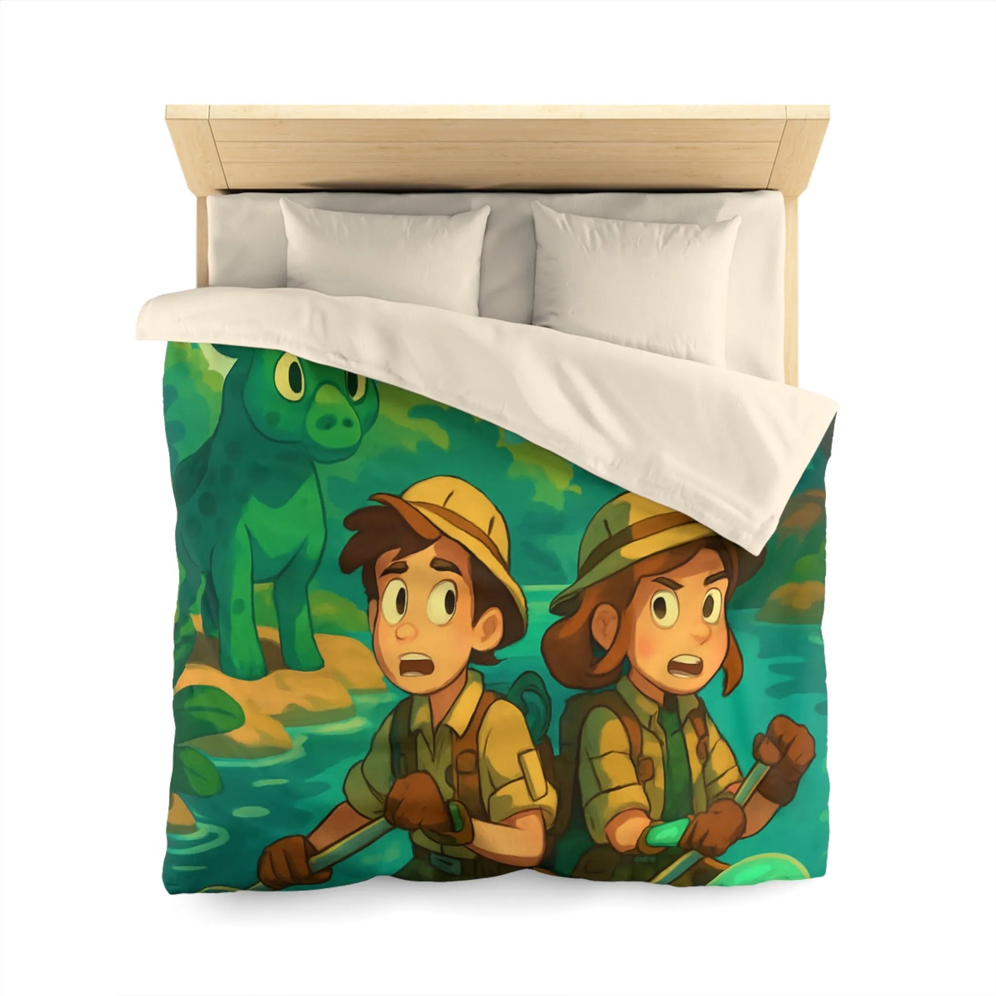 Exploration mystique en forêt tropicale avec créatures enchantées pour aventure fascinante de rêves