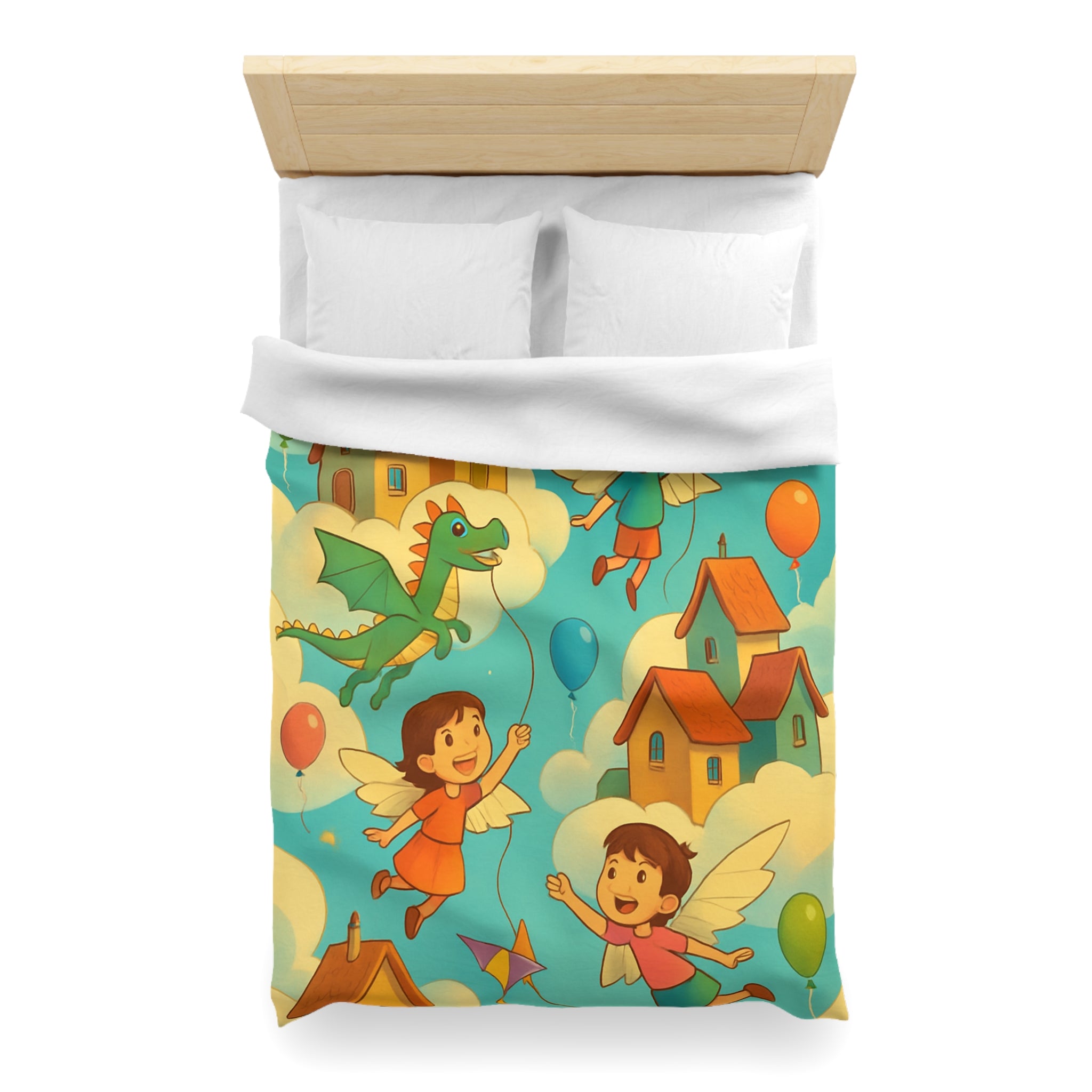 Housse de Couette Microfibre Création Artistique Moderne Design Exclusif Décoration Chambre