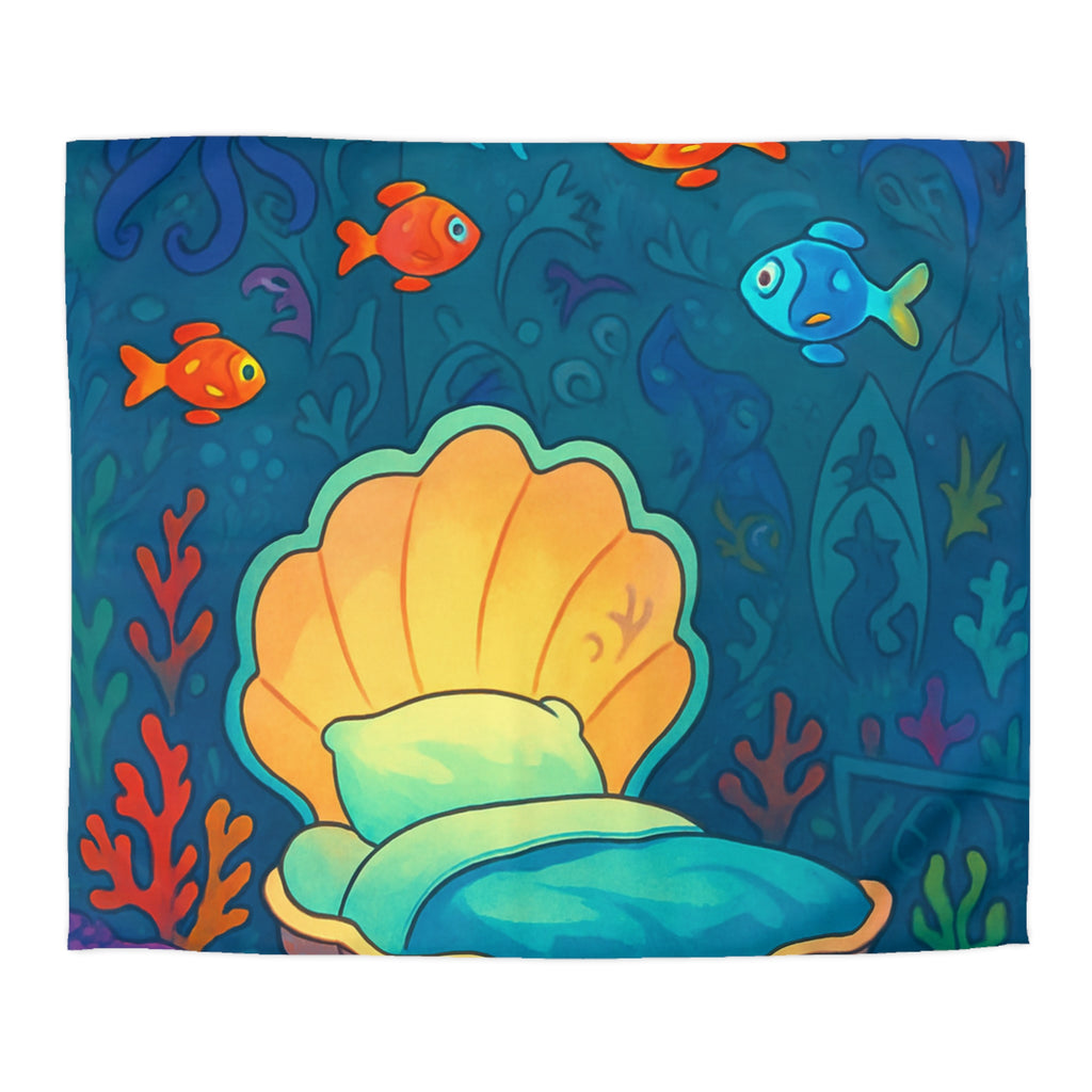 Plongée onirique sous-marine : Univers enchanteur pour chambre à coucher style marin