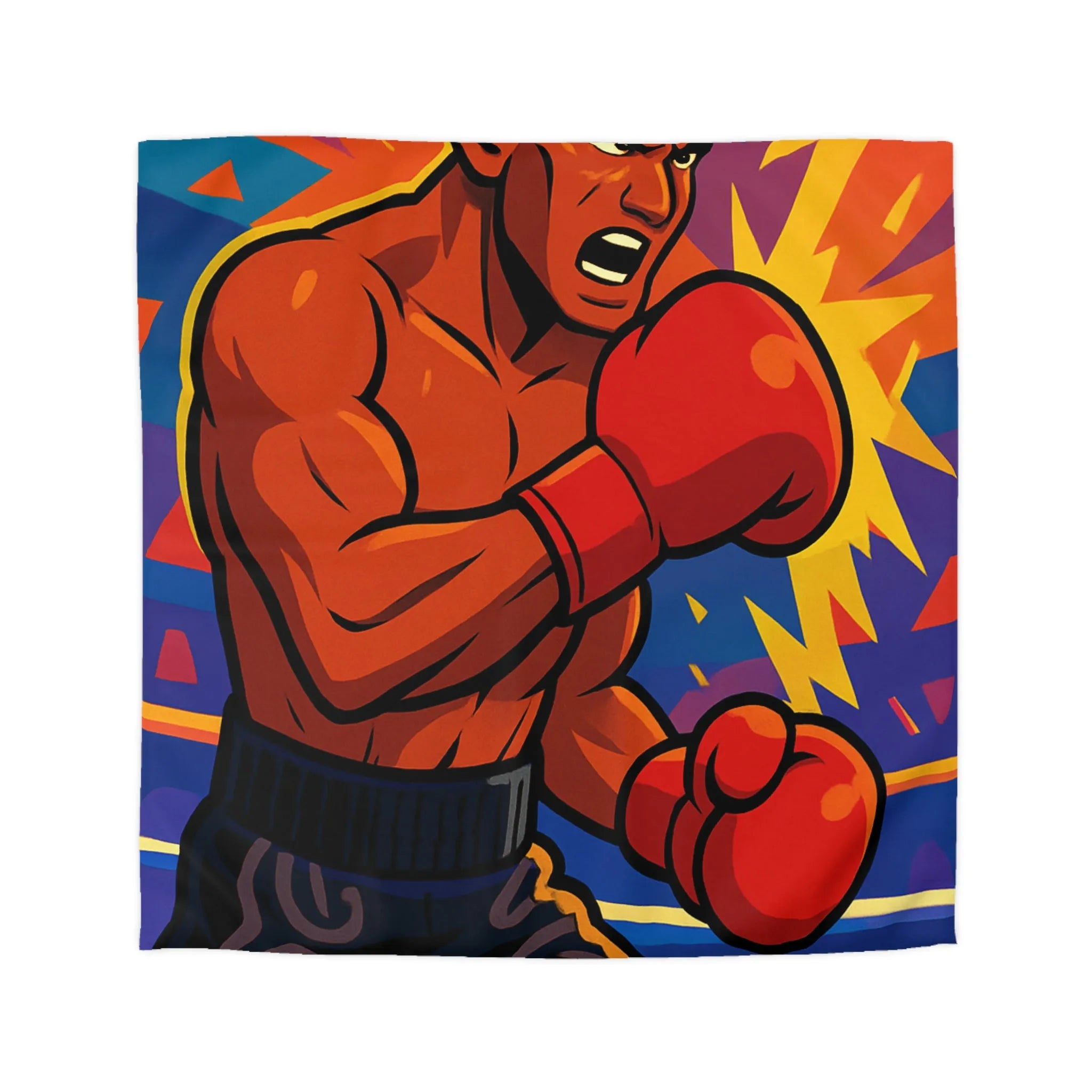 Housse de Couette Microfibre Art Graphique Contemporain Style Décoratif Chambre Tendance