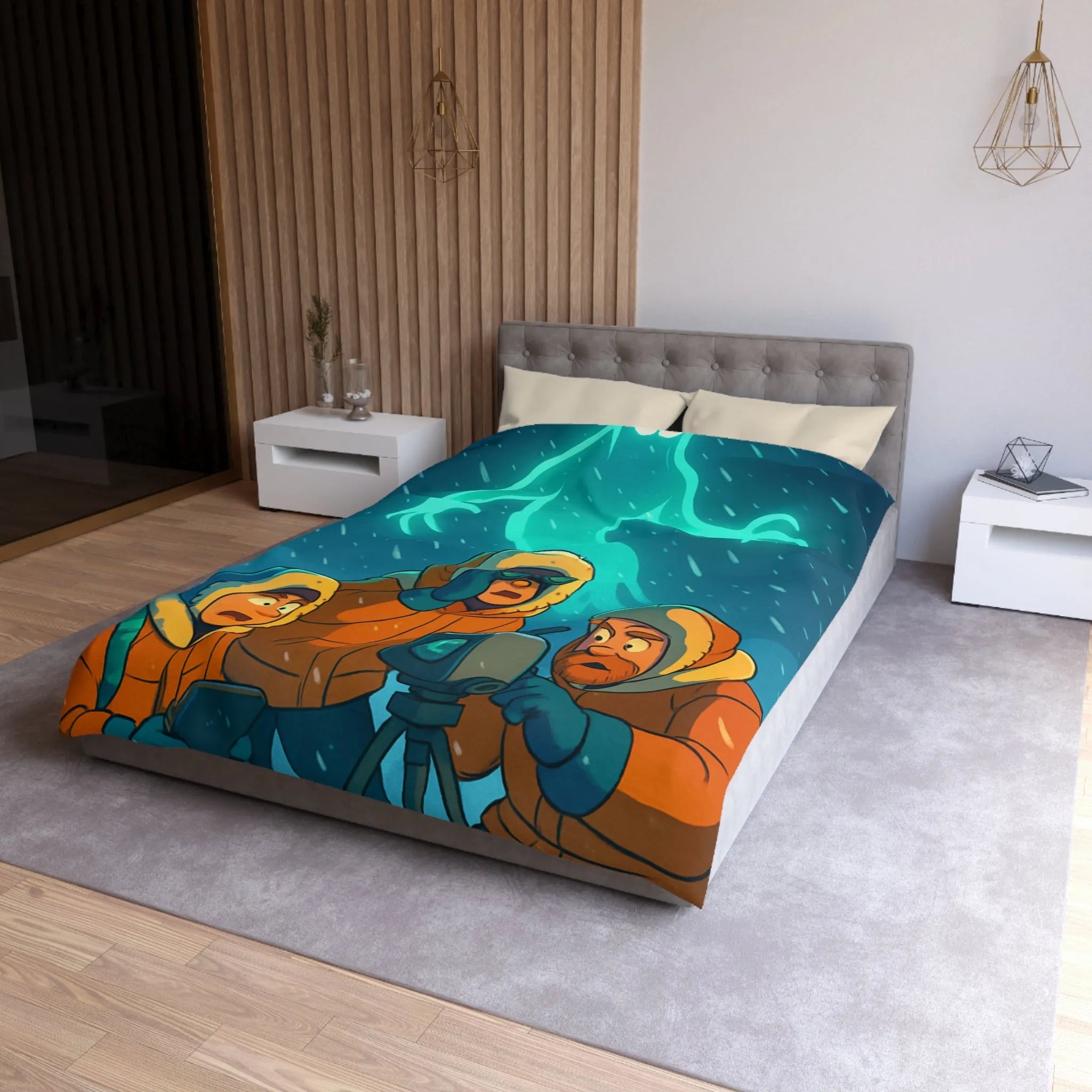 Explorez l'aventure arctique avec trois explorateurs et un mystérieux fantôme lumineux