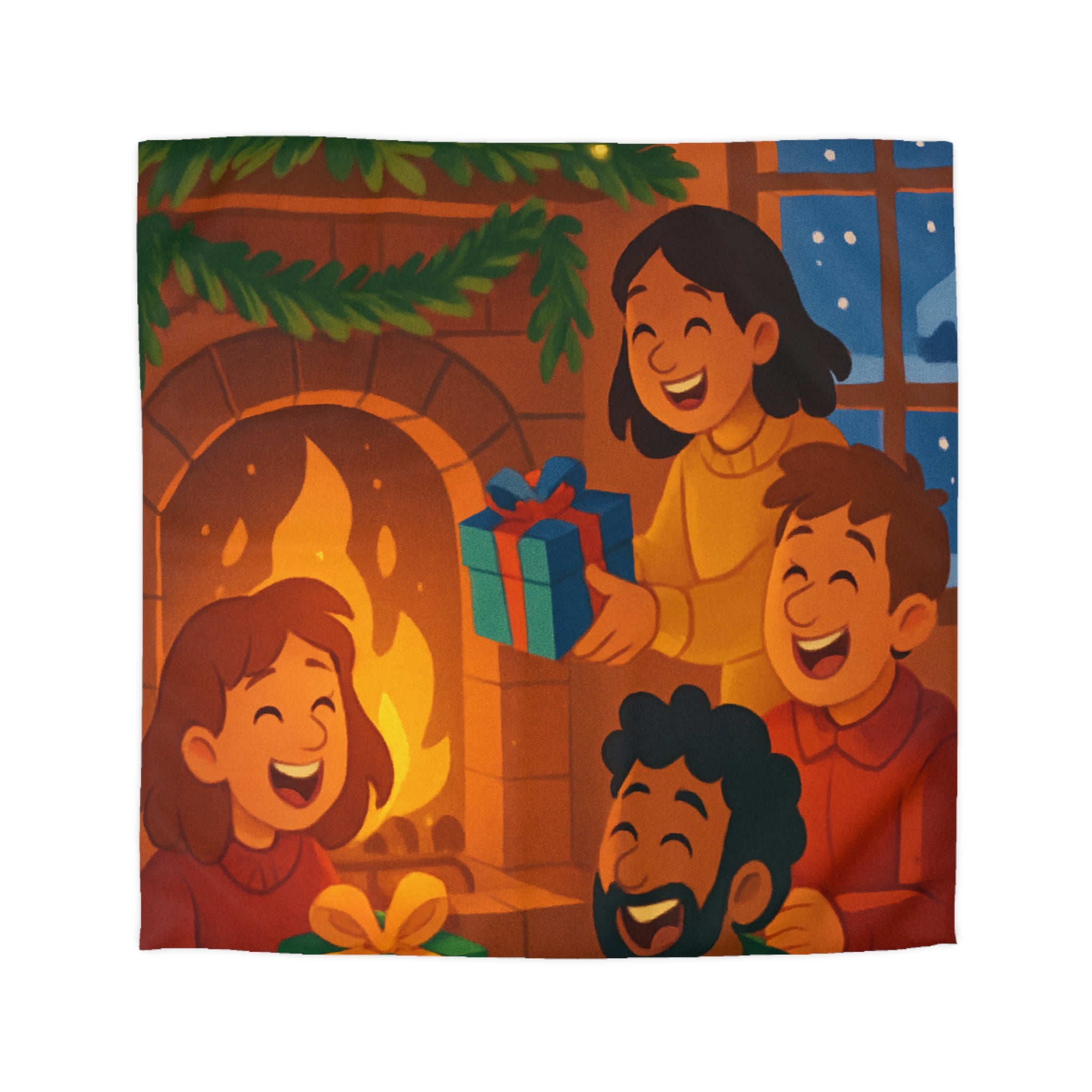 Housse de Couette Microfibre Motif Créatif Original Style Contemporain Chambre Élégante