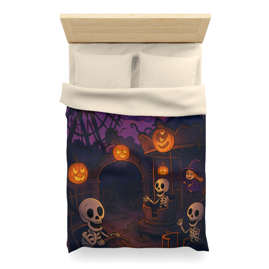 Housse de Couette Microfibre Motif Créatif Original Style Contemporain Chambre Élégante