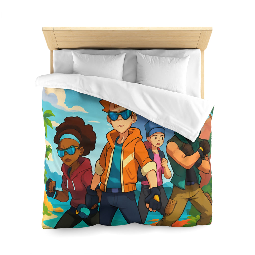 Housse de Couette Microfibre Création Artistique Moderne Design Exclusif Décoration Chambre