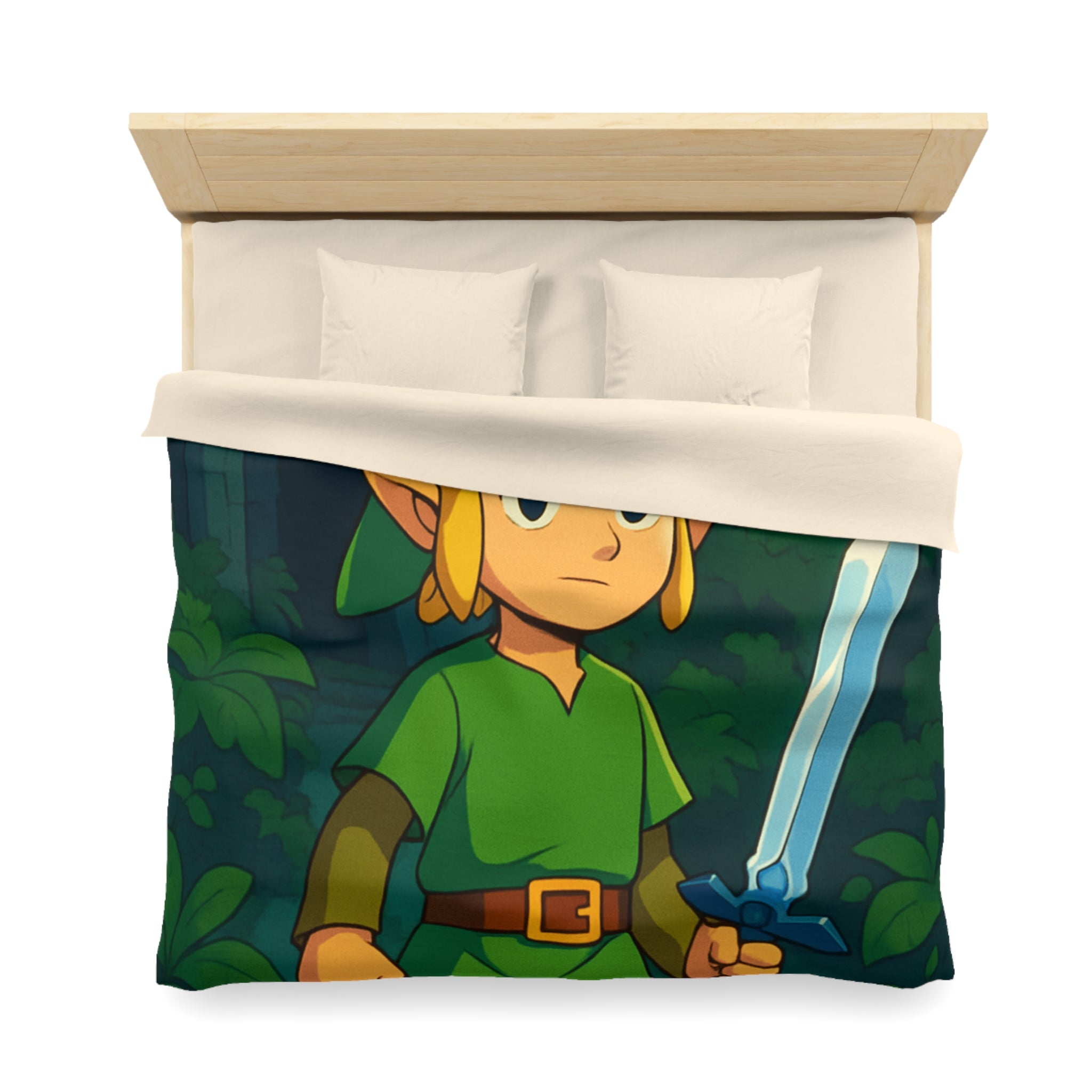 Housse de Couette Microfibre Design Artistique Moderne Décoration Chambre Confort Premium