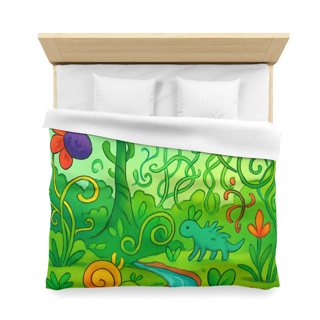 Housse de Couette Microfibre Design Artistique Moderne Décoration Chambre Confort Premium