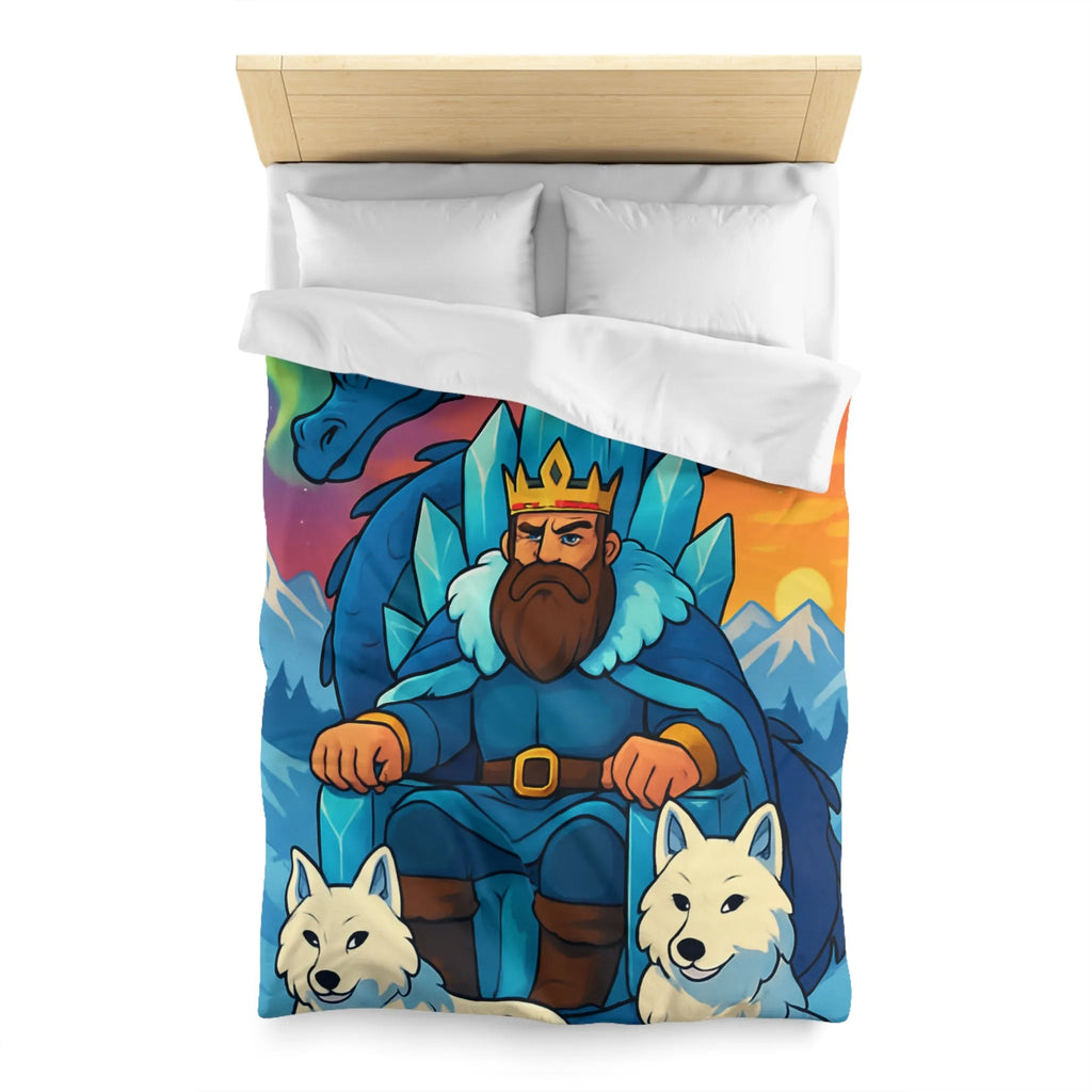 Housse de Couette Microfibre Art Graphique Contemporain Style Décoratif Chambre Tendance