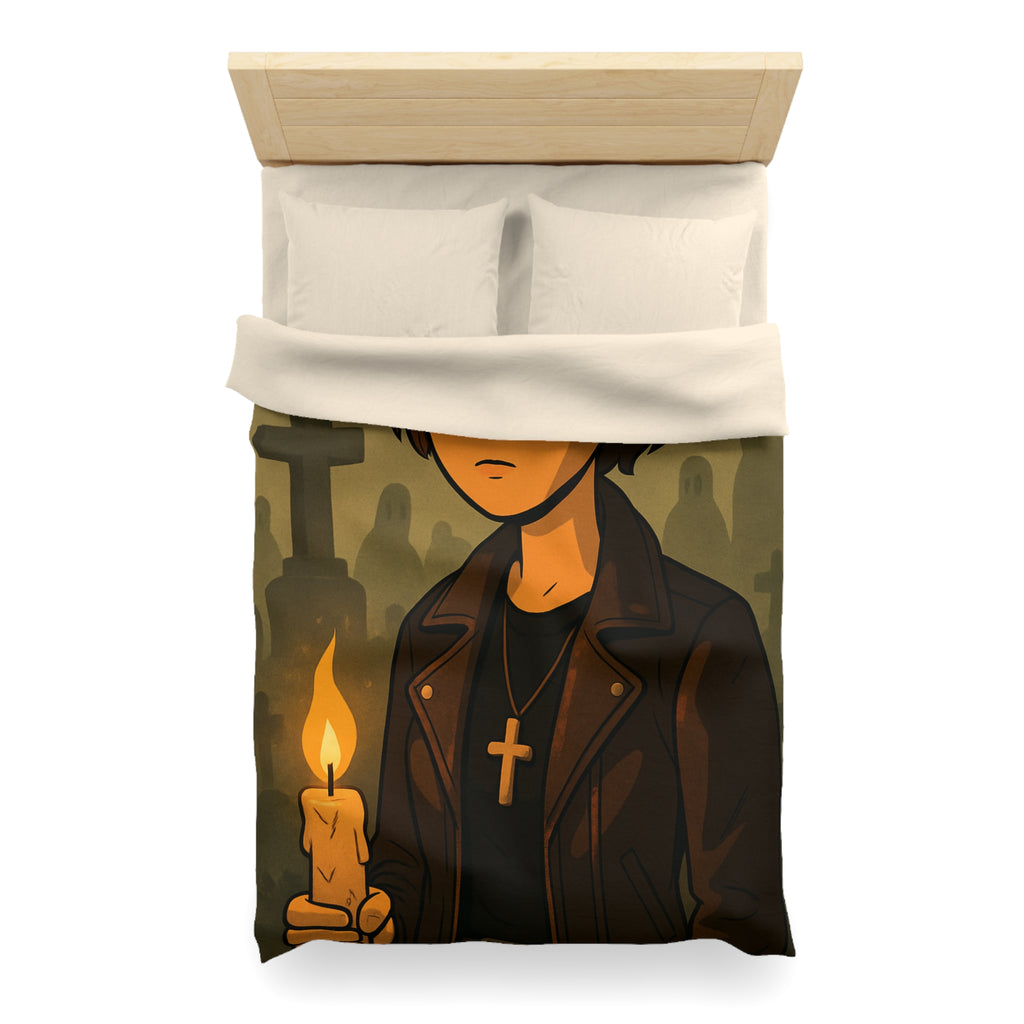 Housse de Couette Microfibre Design Artistique Moderne Décoration Chambre Confort Premium