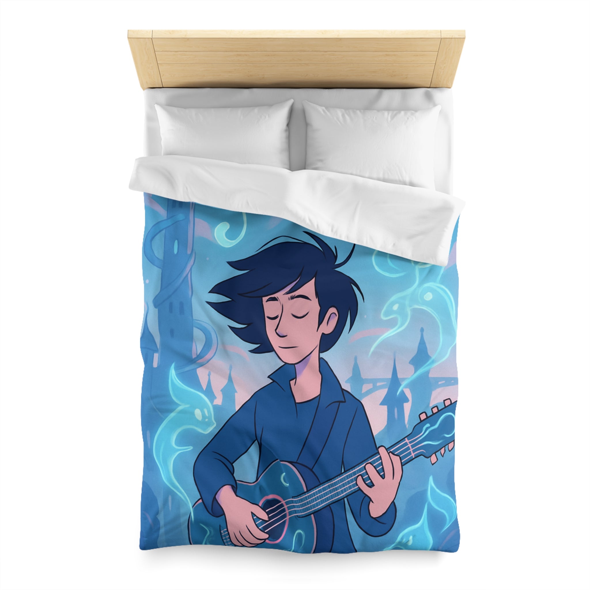 Housse de Couette Microfibre Création Artistique Moderne Design Exclusif Décoration Chambre