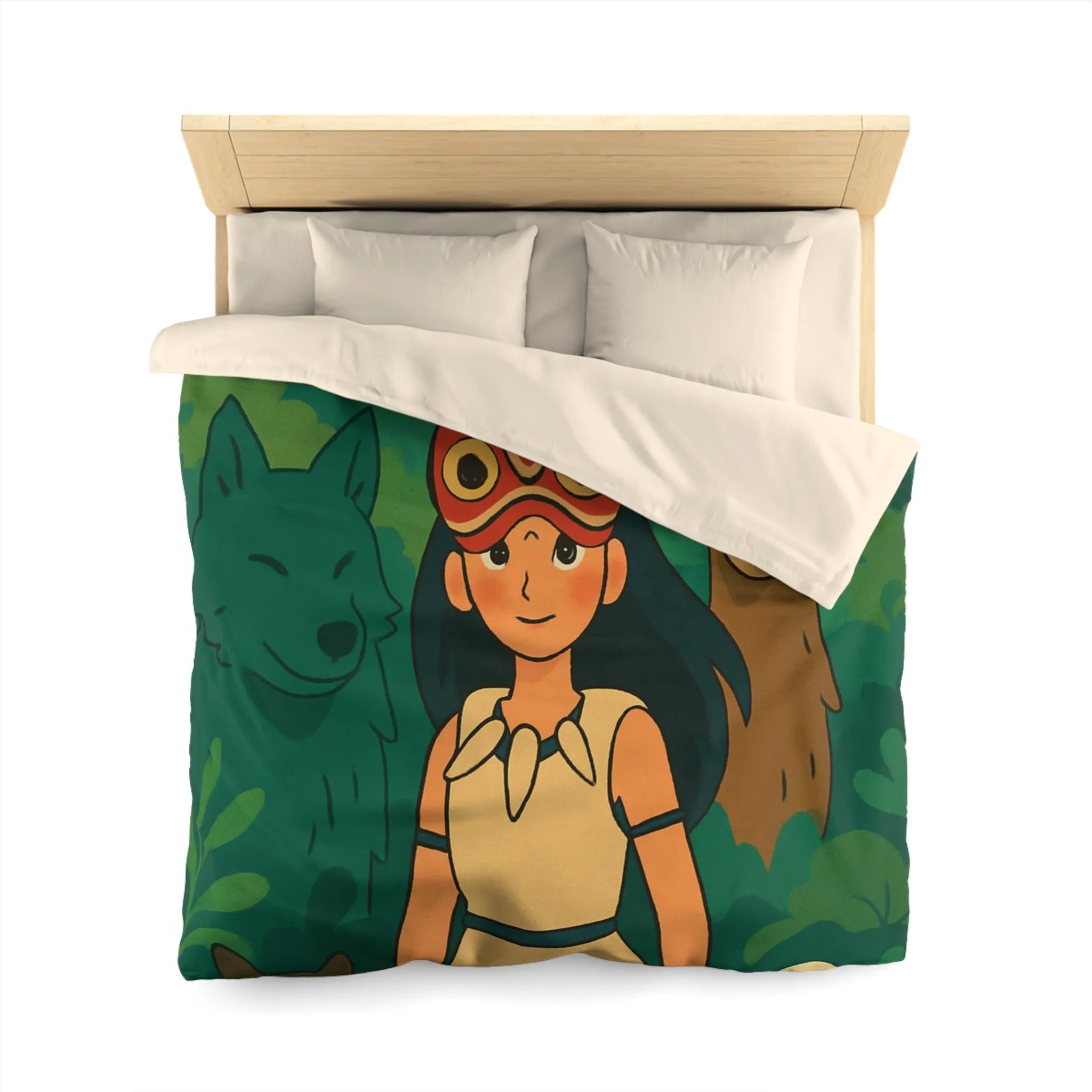 Housse de Couette Microfibre Art Graphique Contemporain Style Décoratif Chambre Tendance