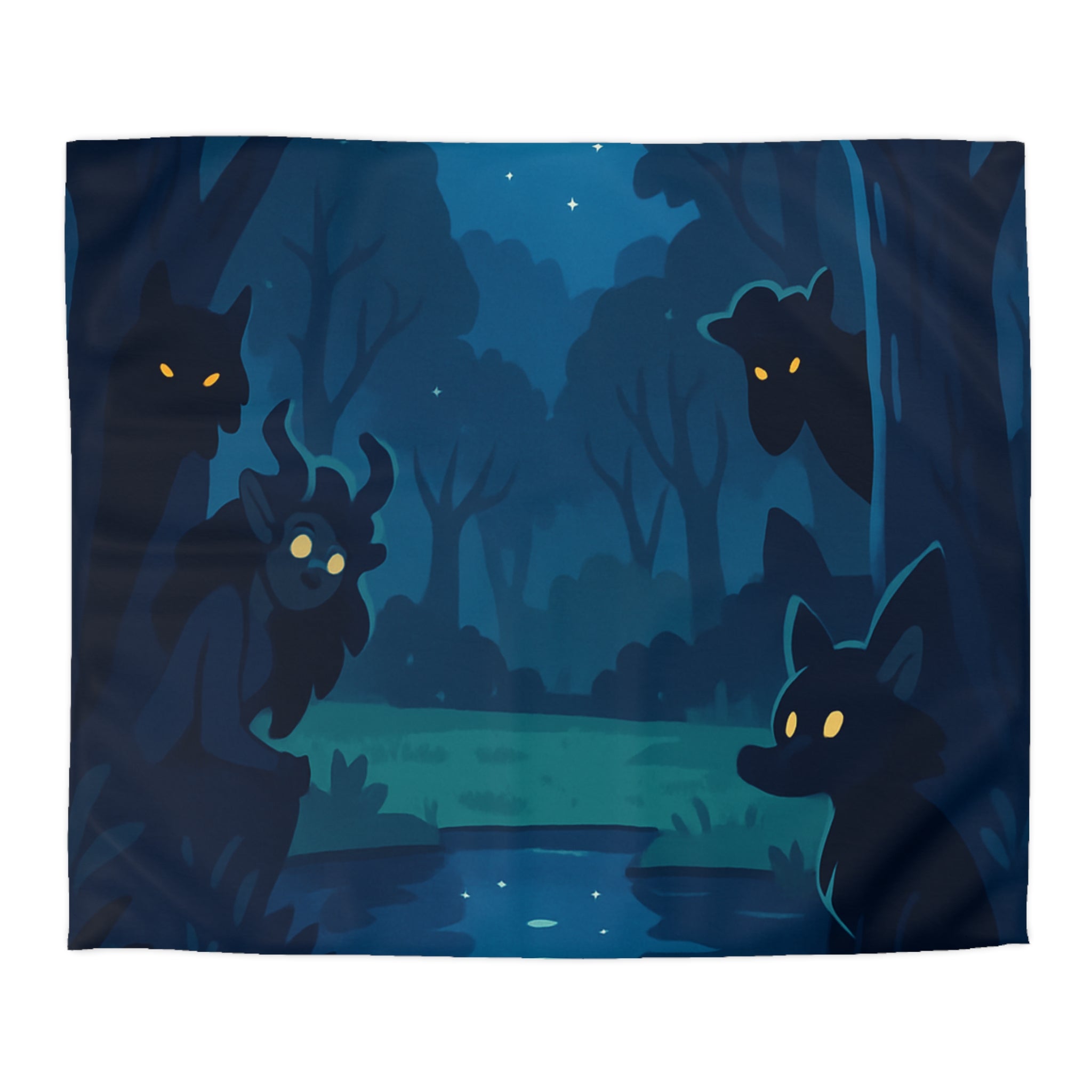 Housse de Couette Microfibre Illustration Unique Design Moderne Décoration Intérieure Raffinée