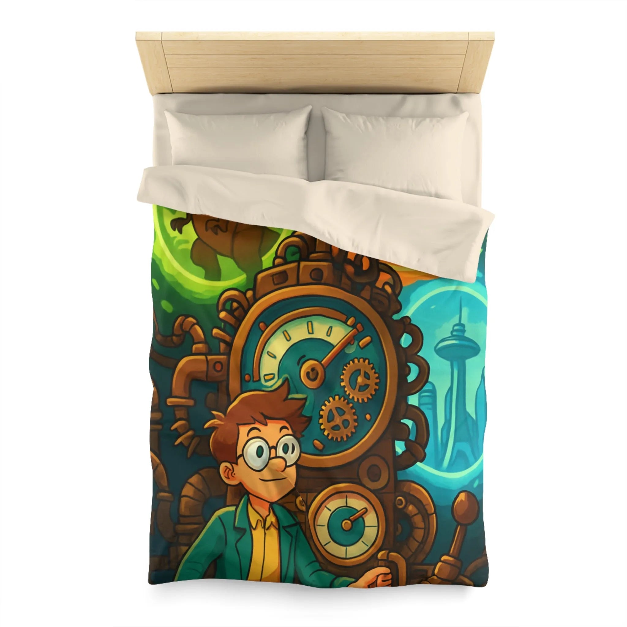 Housse de Couette Fantastique avec Aventure dans le Temps et Exploration de Mystères