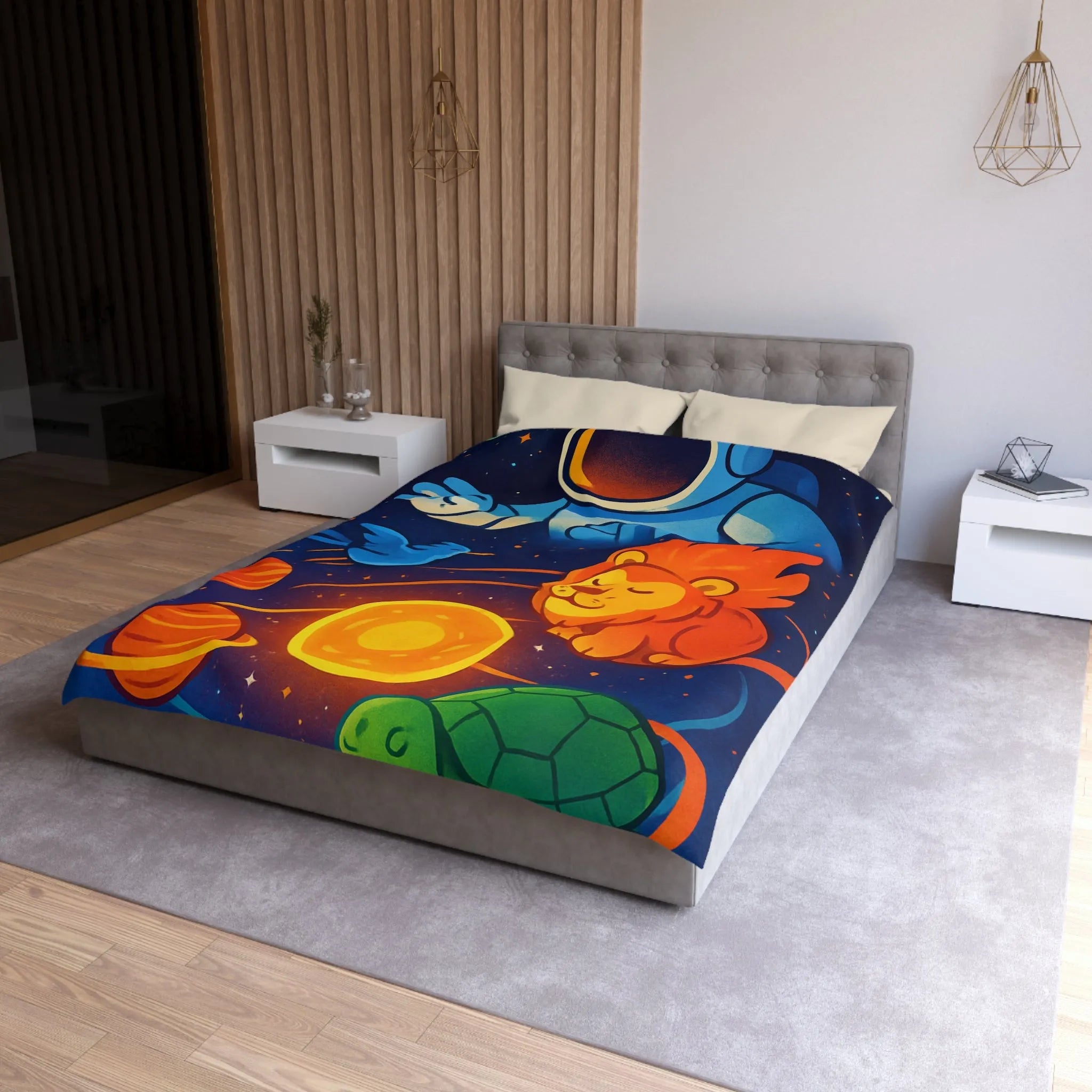 Housse de Couette Microfibre Création Artistique Moderne Design Exclusif Décoration Chambre