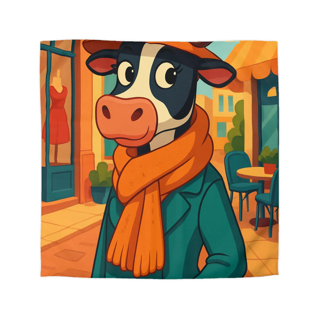 Housse de Couette Microfibre Art Graphique Contemporain Style Décoratif Chambre Tendance