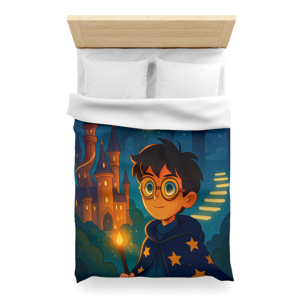 Housse de Couette Microfibre Motif Créatif Original Style Contemporain Chambre Élégante