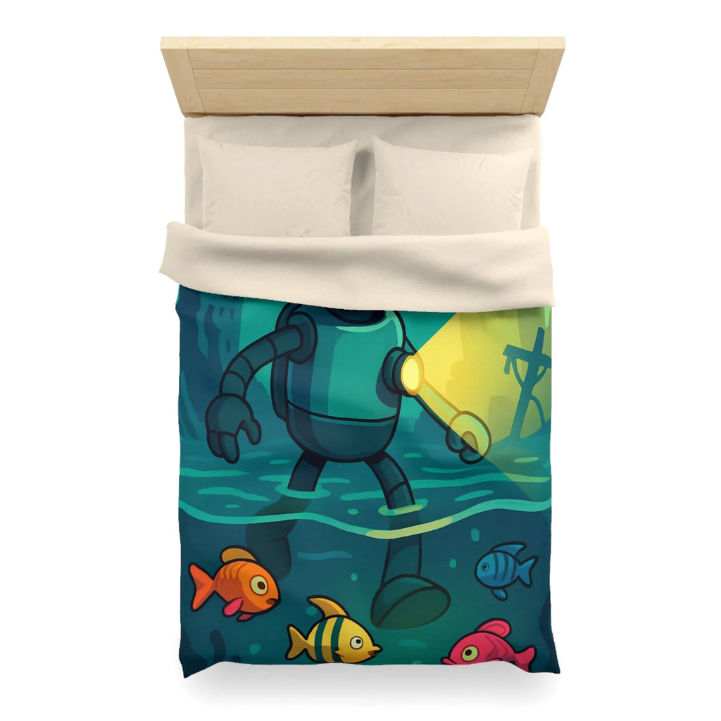 Explorez les Merveilles Sous-Marines avec un Robot Scaphandre et Poissons Colorés Magnifiques