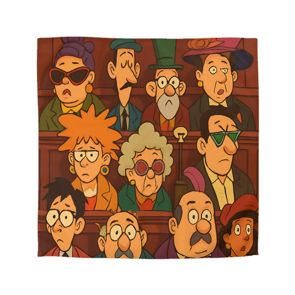 Housse de Couette Microfibre Art Graphique Contemporain Style Décoratif Chambre Tendance