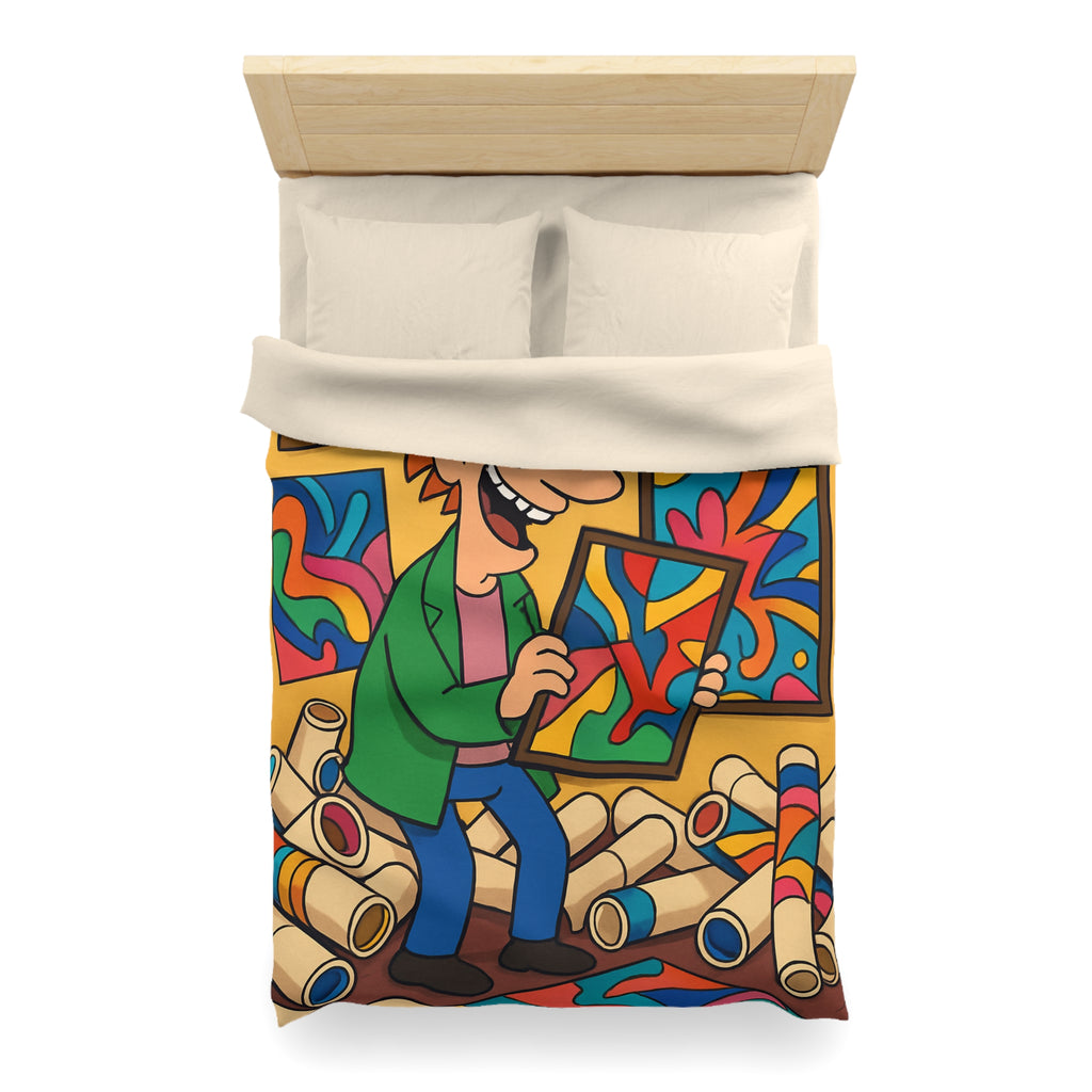 Housse de Couette Microfibre Création Artistique Moderne Design Exclusif Décoration Chambre