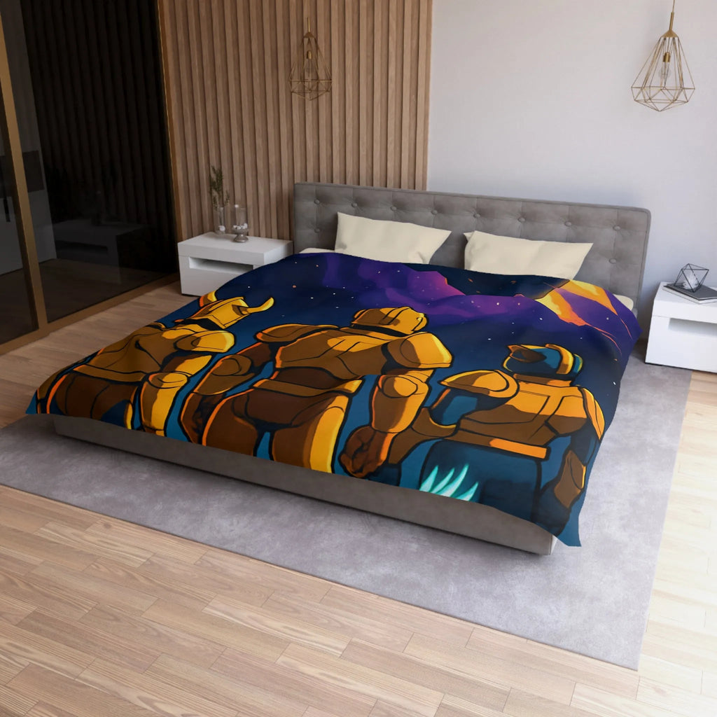 Explorez l'univers avec une housse de couette spatiale unique et captivante