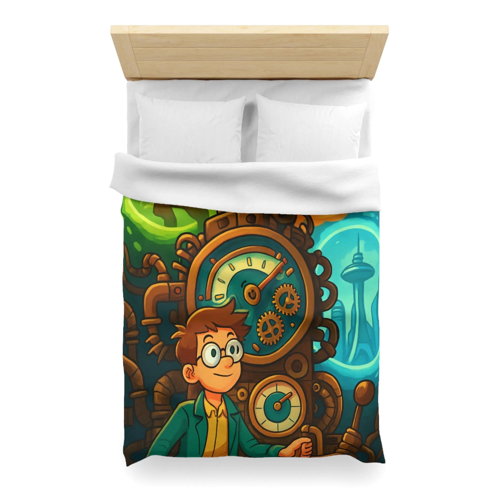 Housse de Couette Fantastique avec Aventure dans le Temps et Exploration de Mystères