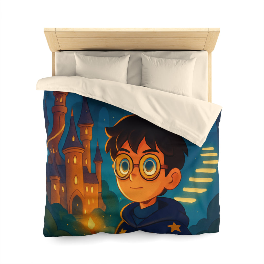 Housse de Couette Microfibre Motif Créatif Original Style Contemporain Chambre Élégante