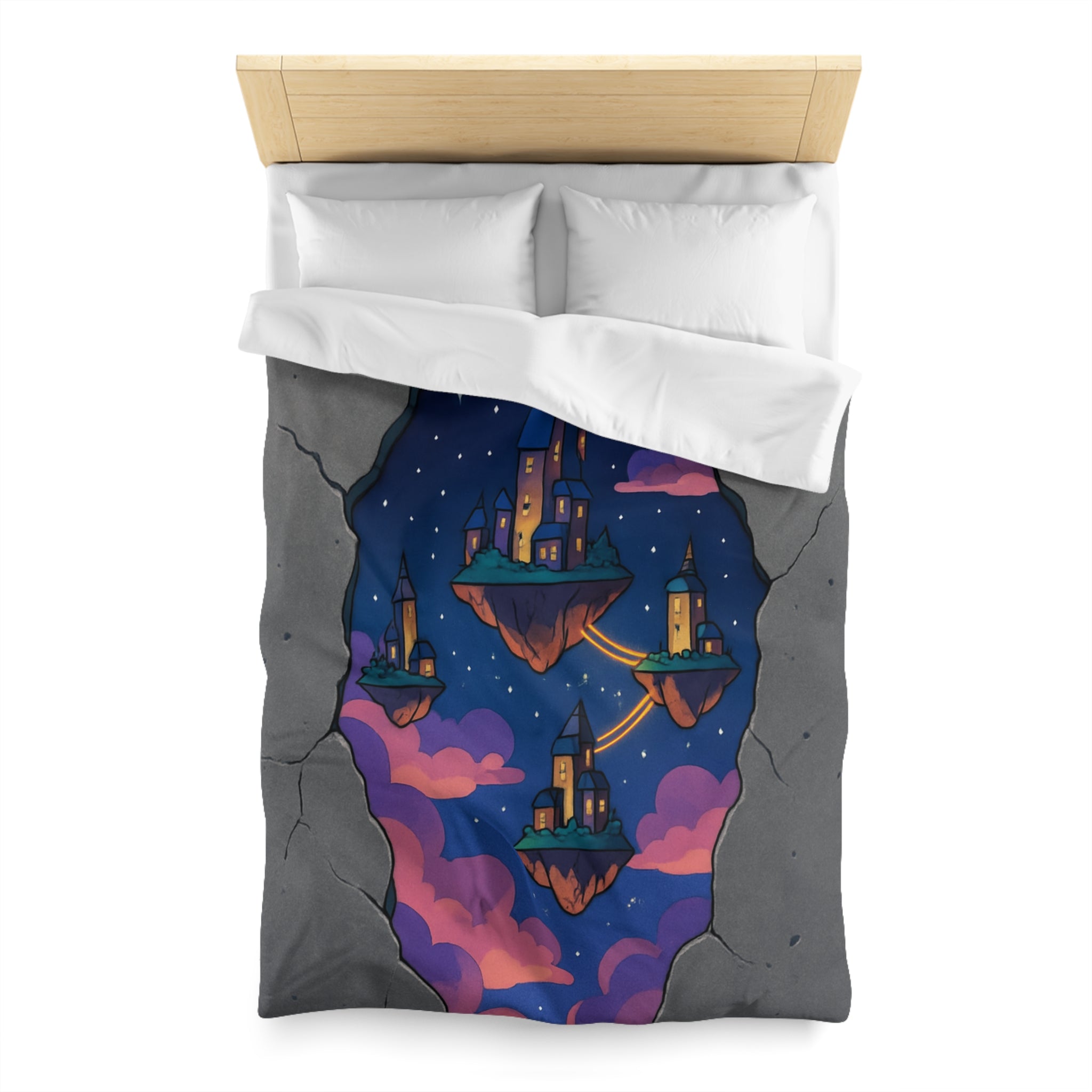 Housse de Couette Microfibre Création Artistique Moderne Design Exclusif Décoration Chambre