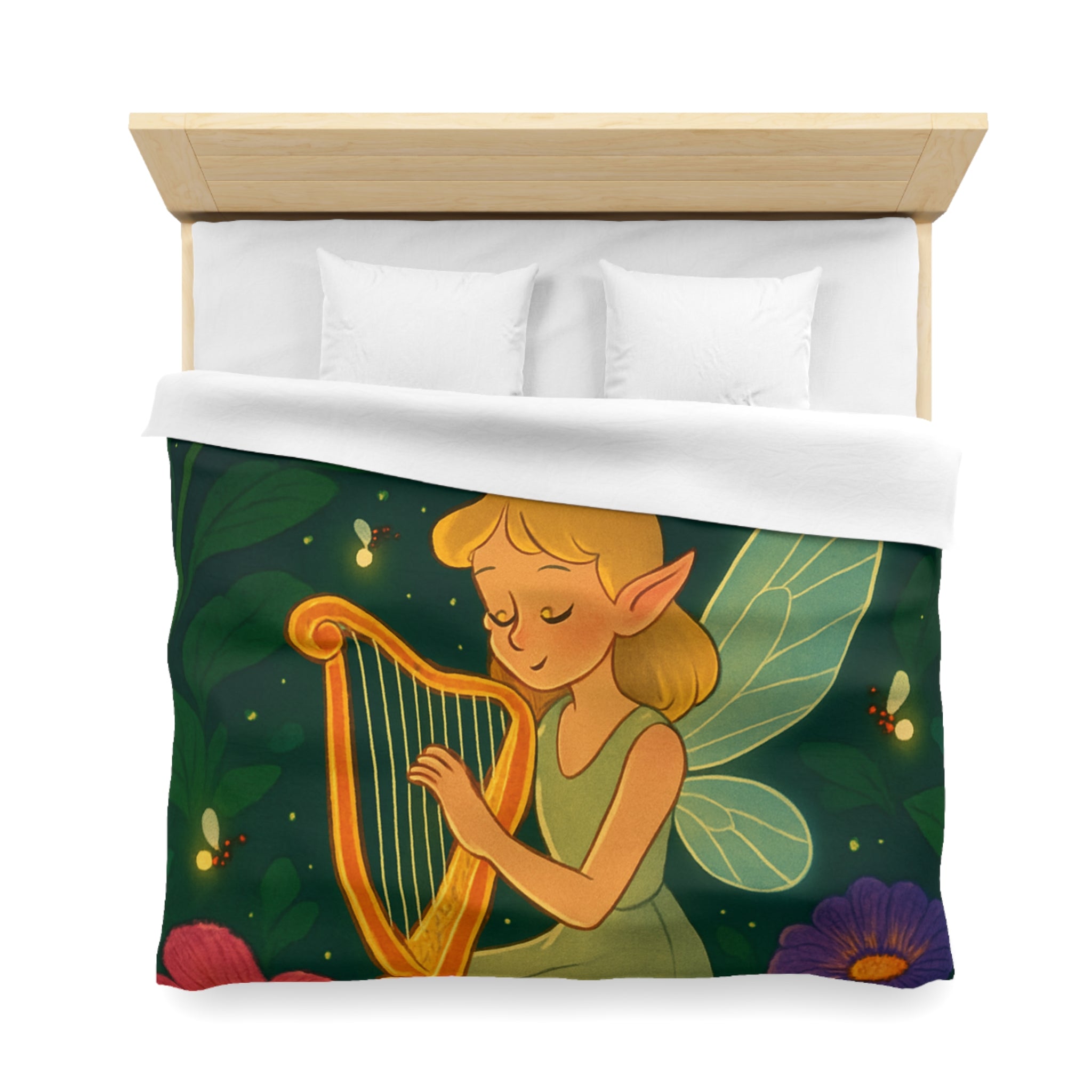 Housse de Couette Microfibre Motif Créatif Original Style Contemporain Chambre Élégante