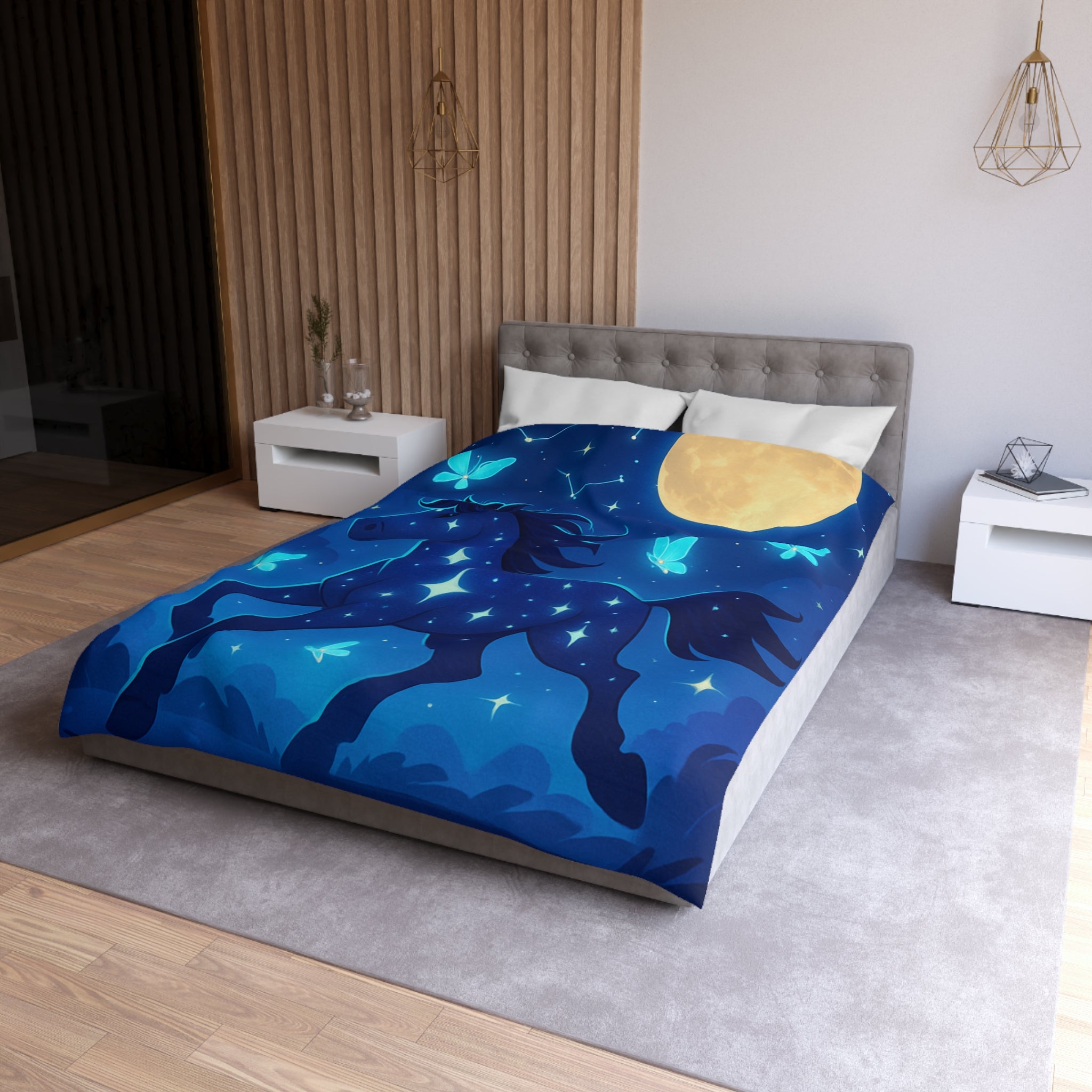 Housse de Couette Microfibre Création Artistique Moderne Design Exclusif Décoration Chambre