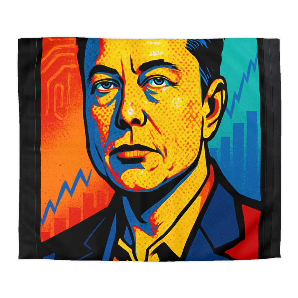 Housse de Couette Microfibre Design Artistique Moderne Décoration Chambre Confort Premium