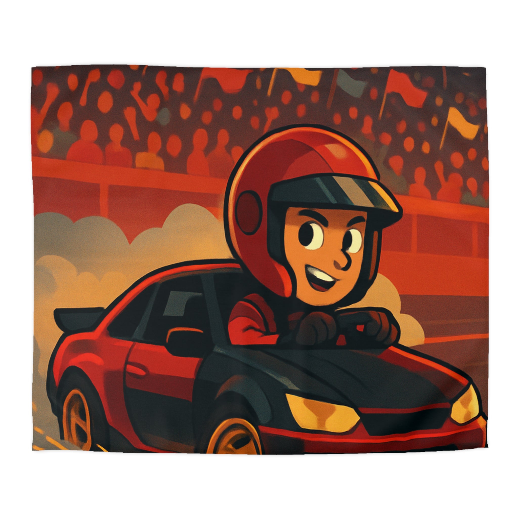 Housse de Couette Microfibre Motif Créatif Original Style Contemporain Chambre Élégante