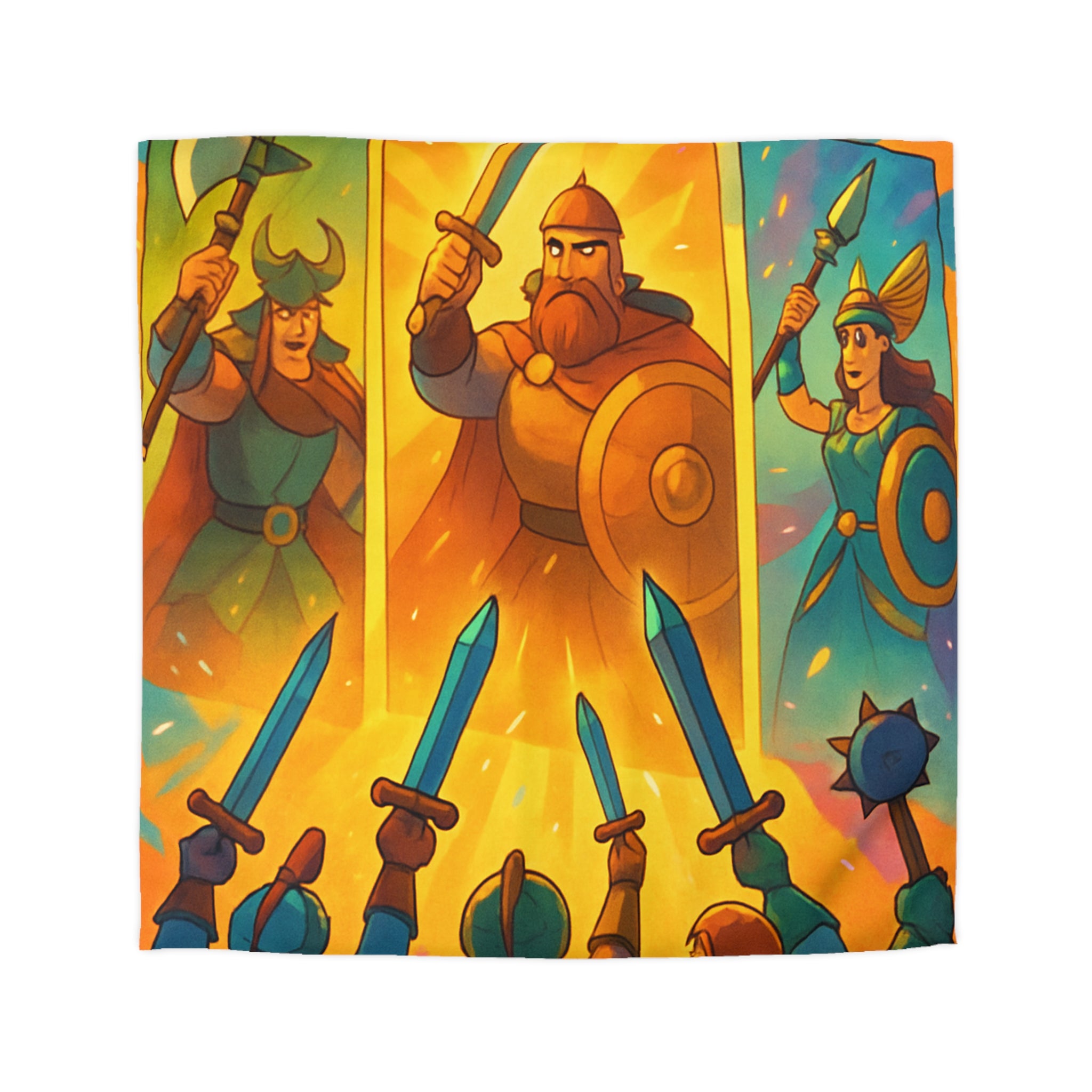 Housse de Couette Microfibre Motif Créatif Original Style Contemporain Chambre Élégante