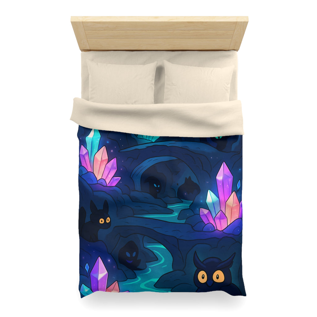 Housse de Couette Microfibre Motif Créatif Original Style Contemporain Chambre Élégante