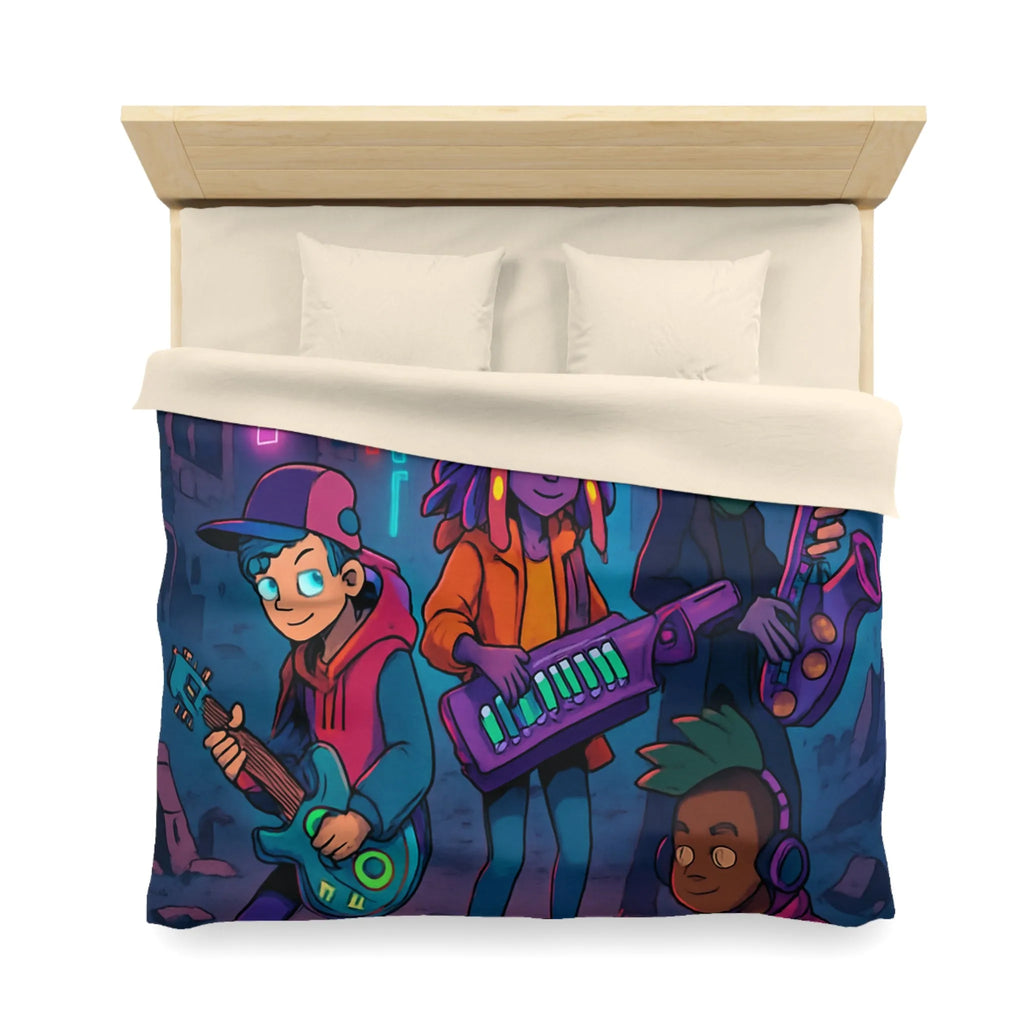 Housse de Couette Microfibre Création Artistique Moderne Design Exclusif Décoration Chambre