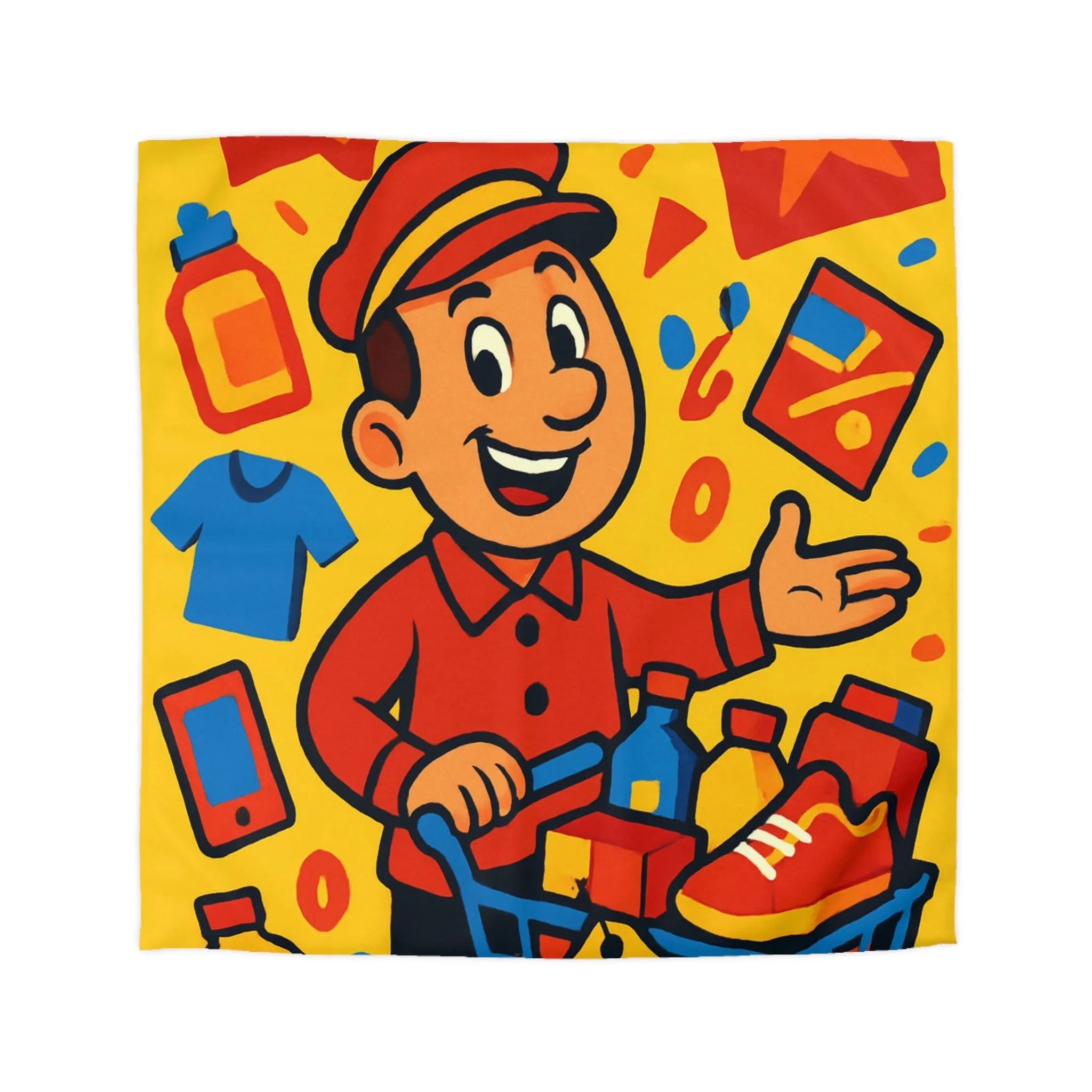 Housse de Couette Microfibre Création Artistique Moderne Design Exclusif Décoration Chambre