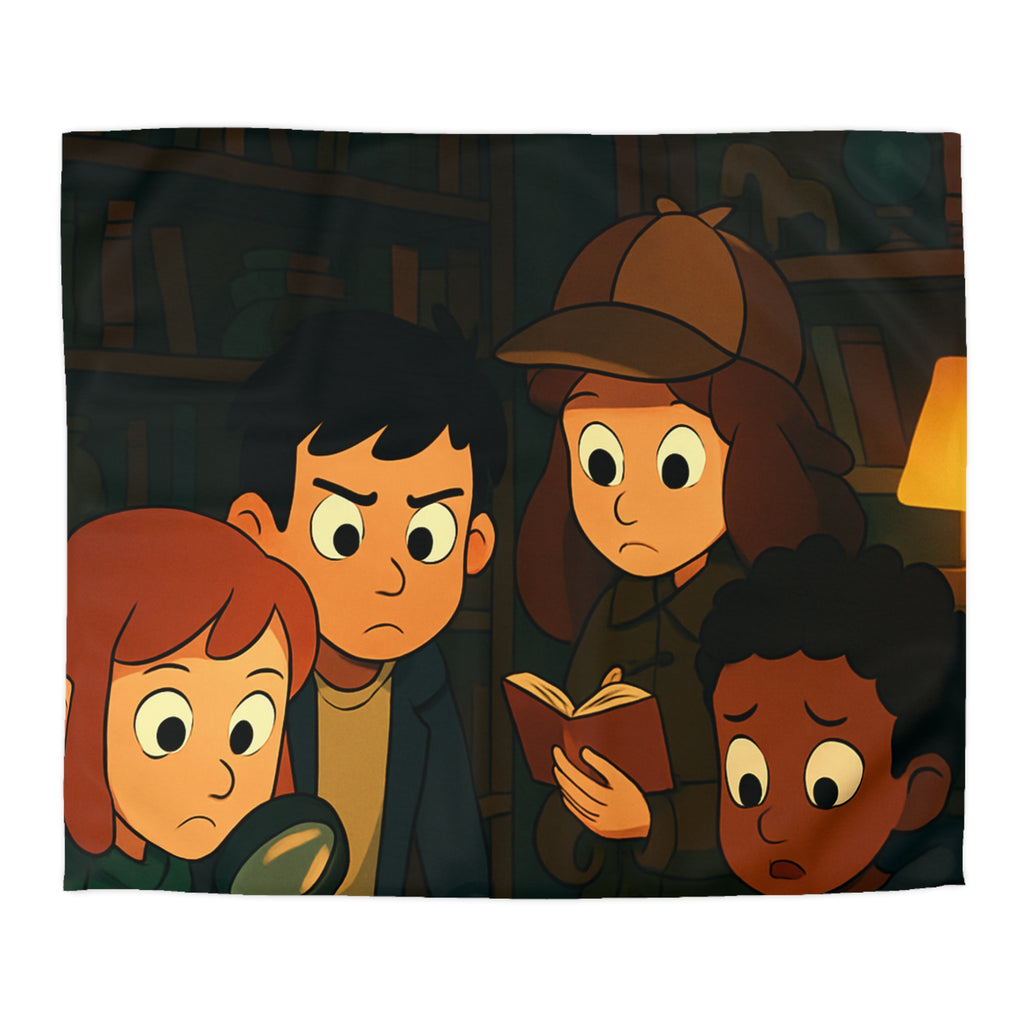 Housse de Couette Microfibre Motif Créatif Original Style Contemporain Chambre Élégante