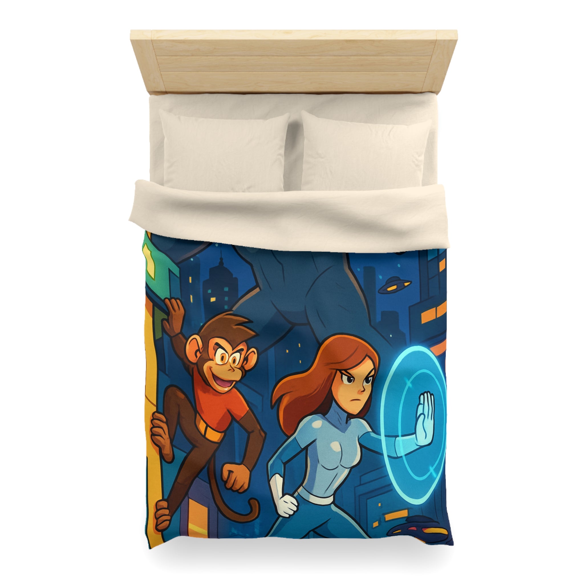 Housse de Couette Microfibre Création Artistique Moderne Design Exclusif Décoration Chambre