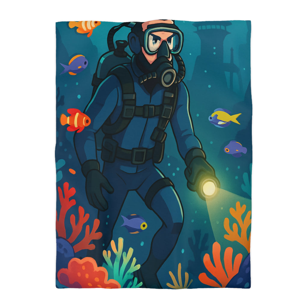 Housse de Couette Microfibre Design Artistique Moderne Décoration Chambre Confort Premium