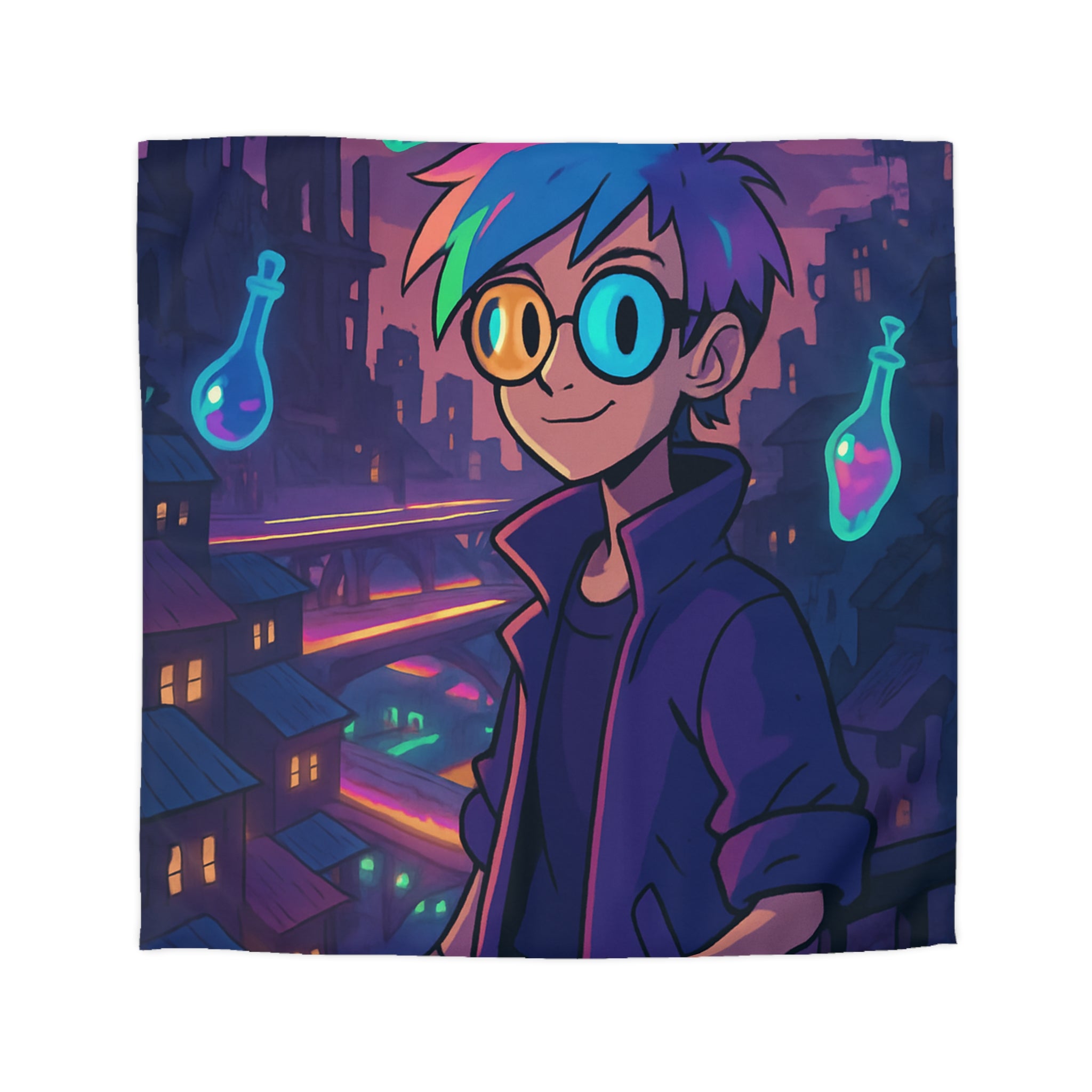 Housse de Couette Microfibre Création Artistique Moderne Design Exclusif Décoration Chambre