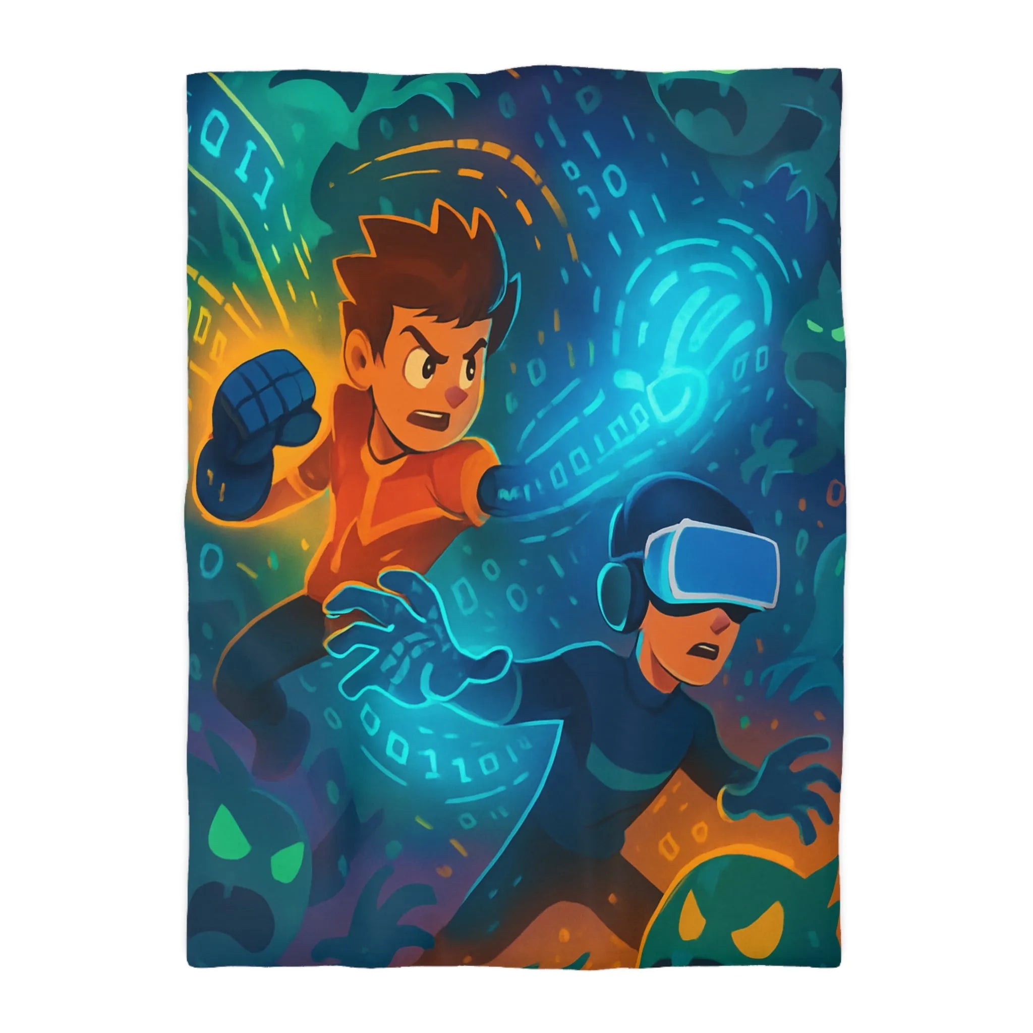 Housse de Couette Microfibre Création Artistique Moderne Design Exclusif Décoration Chambre